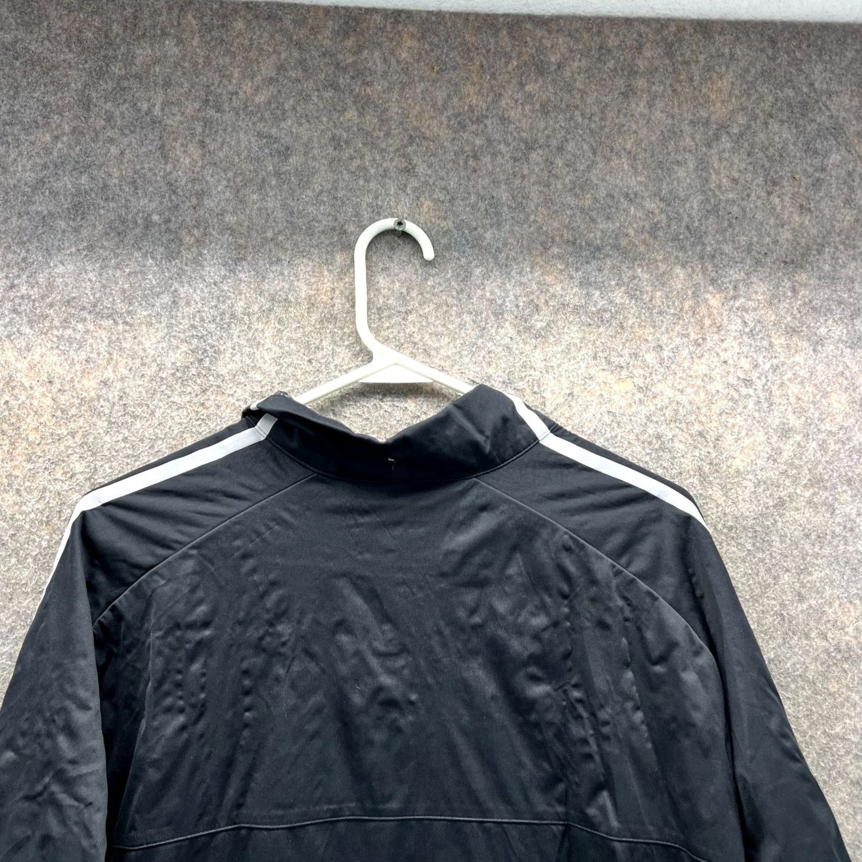 Nike Nike Jacket Men XL Black Windbreaker 1/4 Zip Logo PGA National Palm Beach Golf Windbreaker Jacket, 1/4 Zip, Nike, Black, XL, Men Size US XL / EU 56 / 4 - 2 Thumbnail