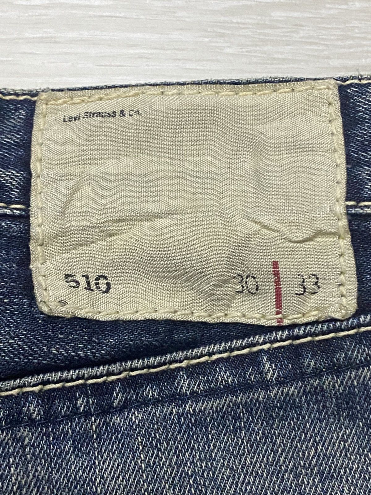 Levi's Vintage Levis 510 Mud Wash Distressed Distressed Baggy Jeans Size US 30 / EU 46 - 14 Thumbnail
