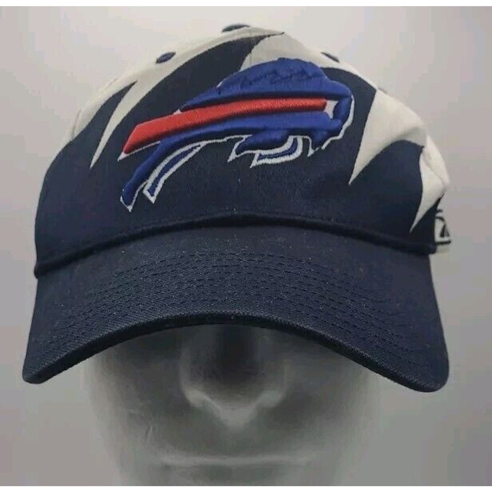 Reebok Vintage Buffalo Bills Reebok Sharktooth Strapback Hat Cap Size ONE SIZE - 1 Thumbnail
