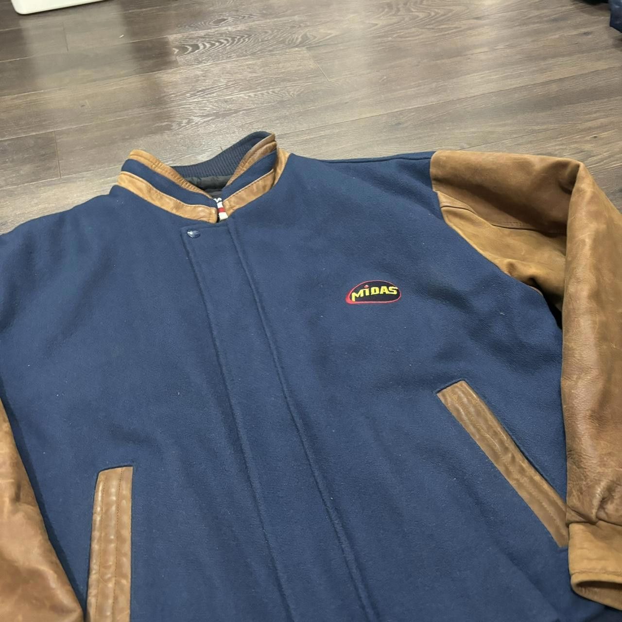 Designer Vintage Midas Varsity Jacket 90s L Size US L / EU 52-54 / 3 - 5 Thumbnail