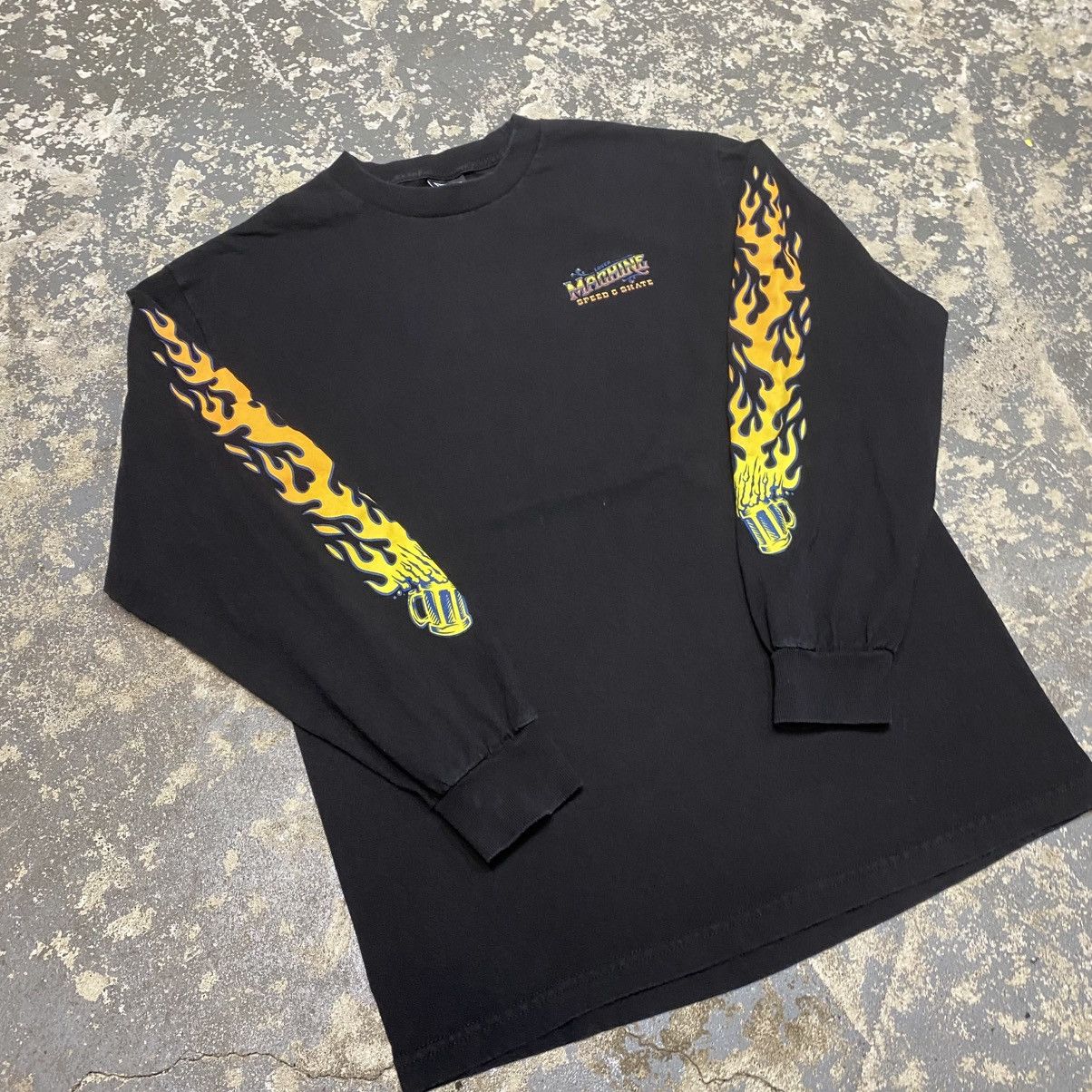 Other Y2K Speed And Skate Flame Beer Long Sleeve Tshirt Size US M / EU 48-50 / 2 - 8 Thumbnail