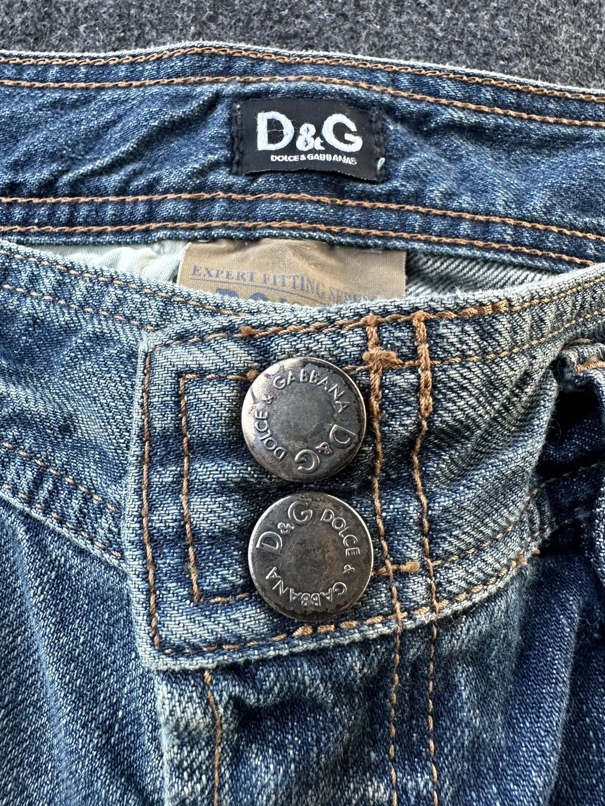 Dolce & Gabbana Dolce Gabbana Distressed Rusty Denim W35 D174 Size US 35 - 12 Thumbnail
