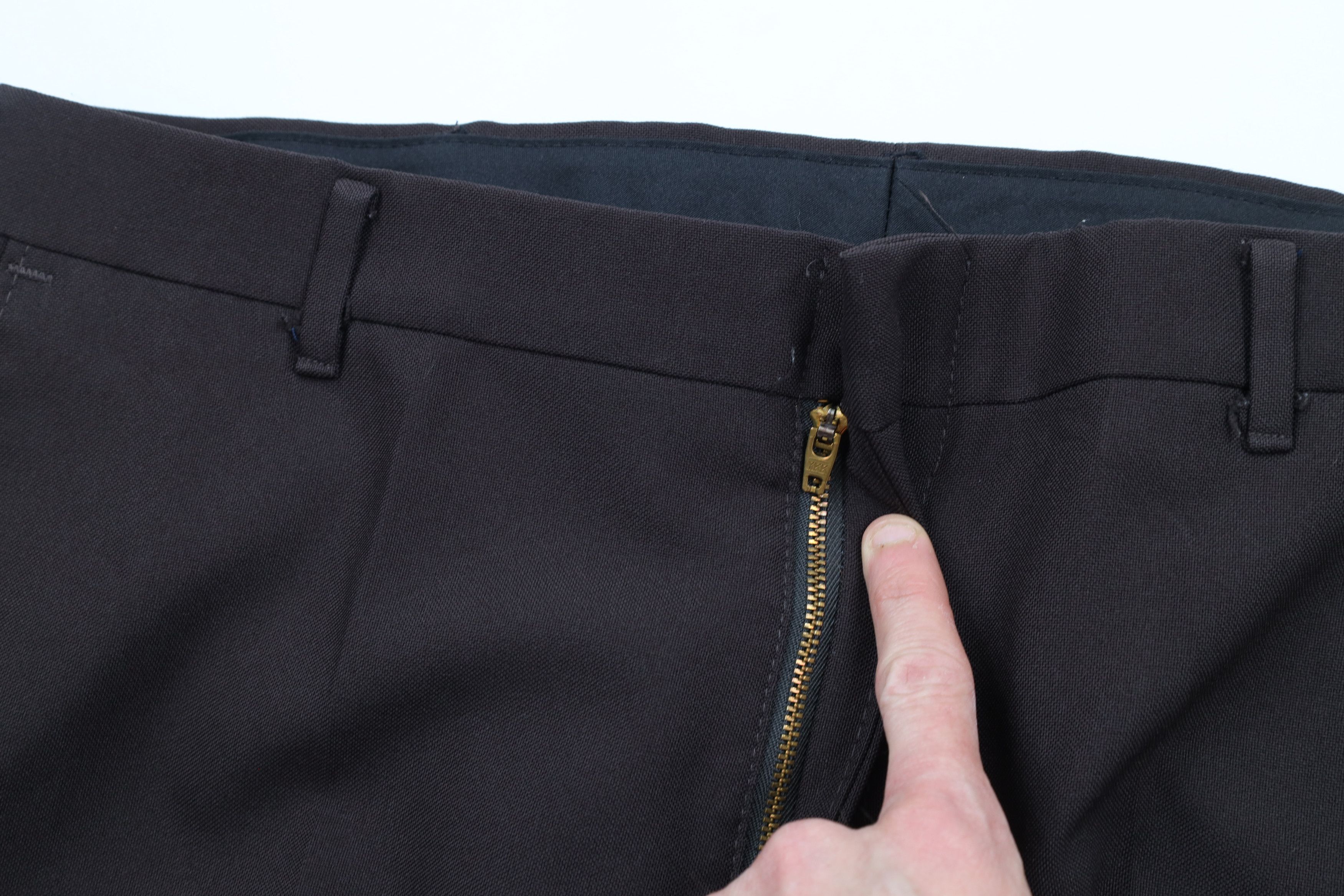 Vintage Vintage 70s Streetwear Knit Bell Bottoms Pants Brown USA Size US 36 / EU 52 - 6 Thumbnail