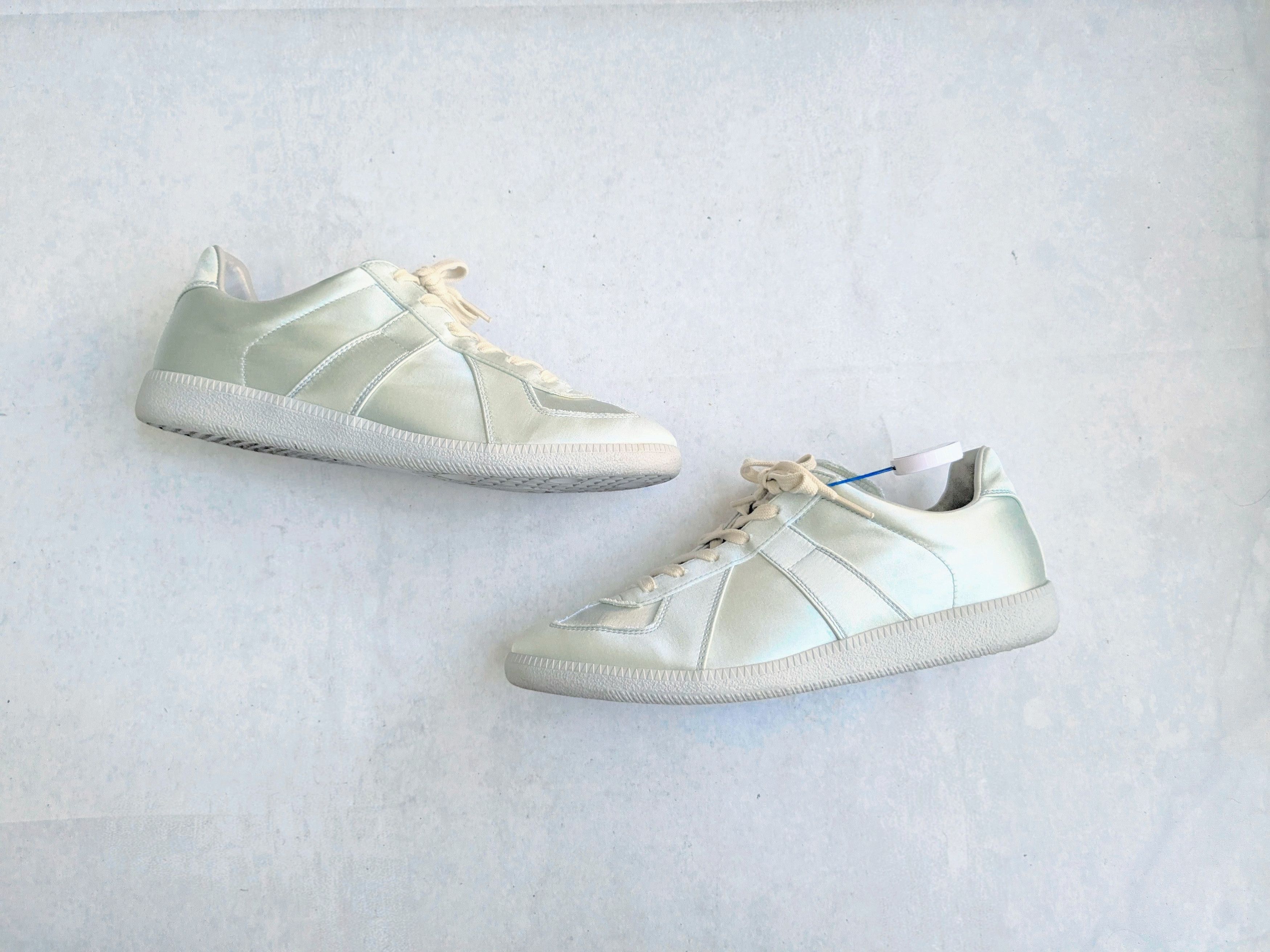 Maison Margiela GAT Replica Blue Satin 9 42 Low Leather