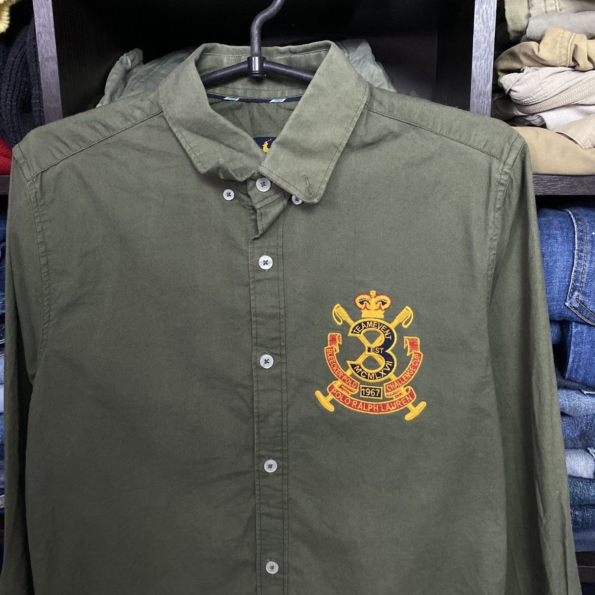 Polo Ralph Lauren Mens Polo Ralph Lauren Big Logo y2k luxury shirt size M Size US M / EU 48-50 / 2 - 2 Thumbnail