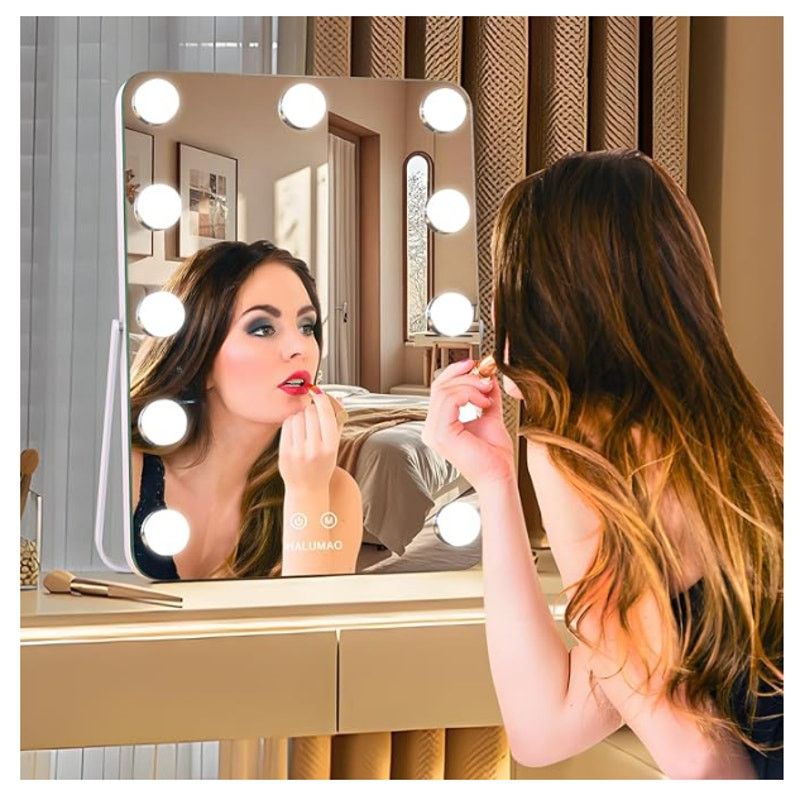 The Unbranded Brand 13.9" x 10.7" Vanity/Makeup Mirror 11 Dimmable LED Bulbs Size ONE SIZE - 6 Thumbnail