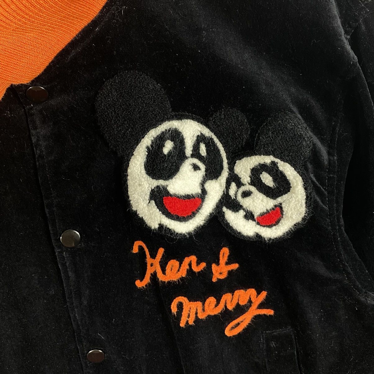 Japanese Brand Vintage Super Lovers Velvet Button Jacket Free Size Size US M / EU 48-50 / 2 - 7 Thumbnail