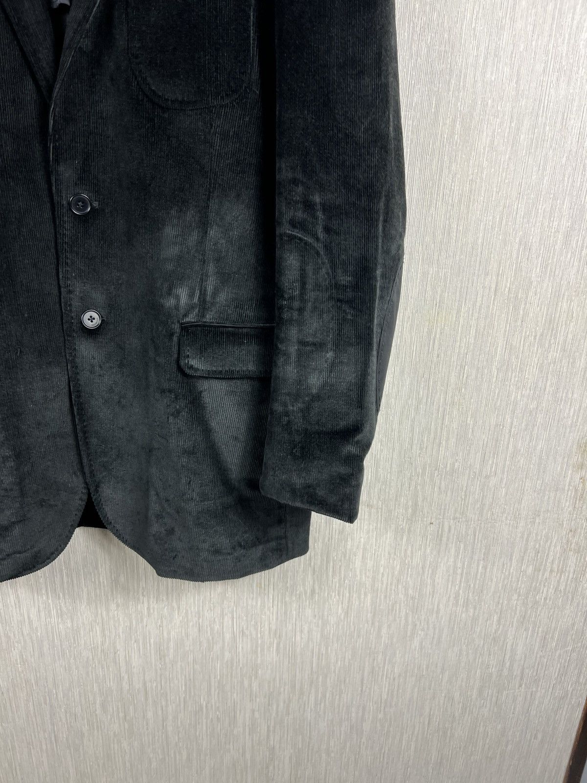 Dirk Bikkembergs Archive Dirk Bikkembergs corduroy black blazer jacket pocket Size US L / EU 52-54 / 3 - 6 Thumbnail