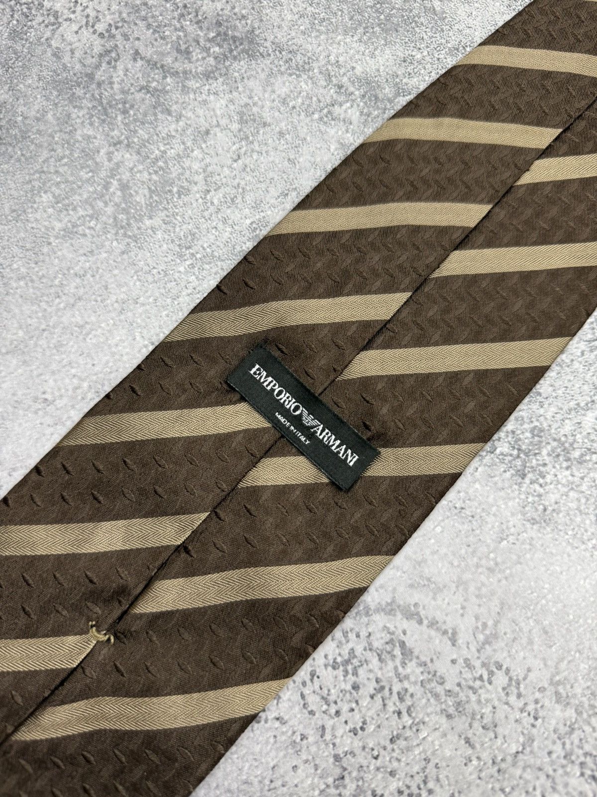 Emporio Armani Emporio Armani Tie Silk Luxury Streetwear Hype Made In Italy Size ONE SIZE - 5 Thumbnail