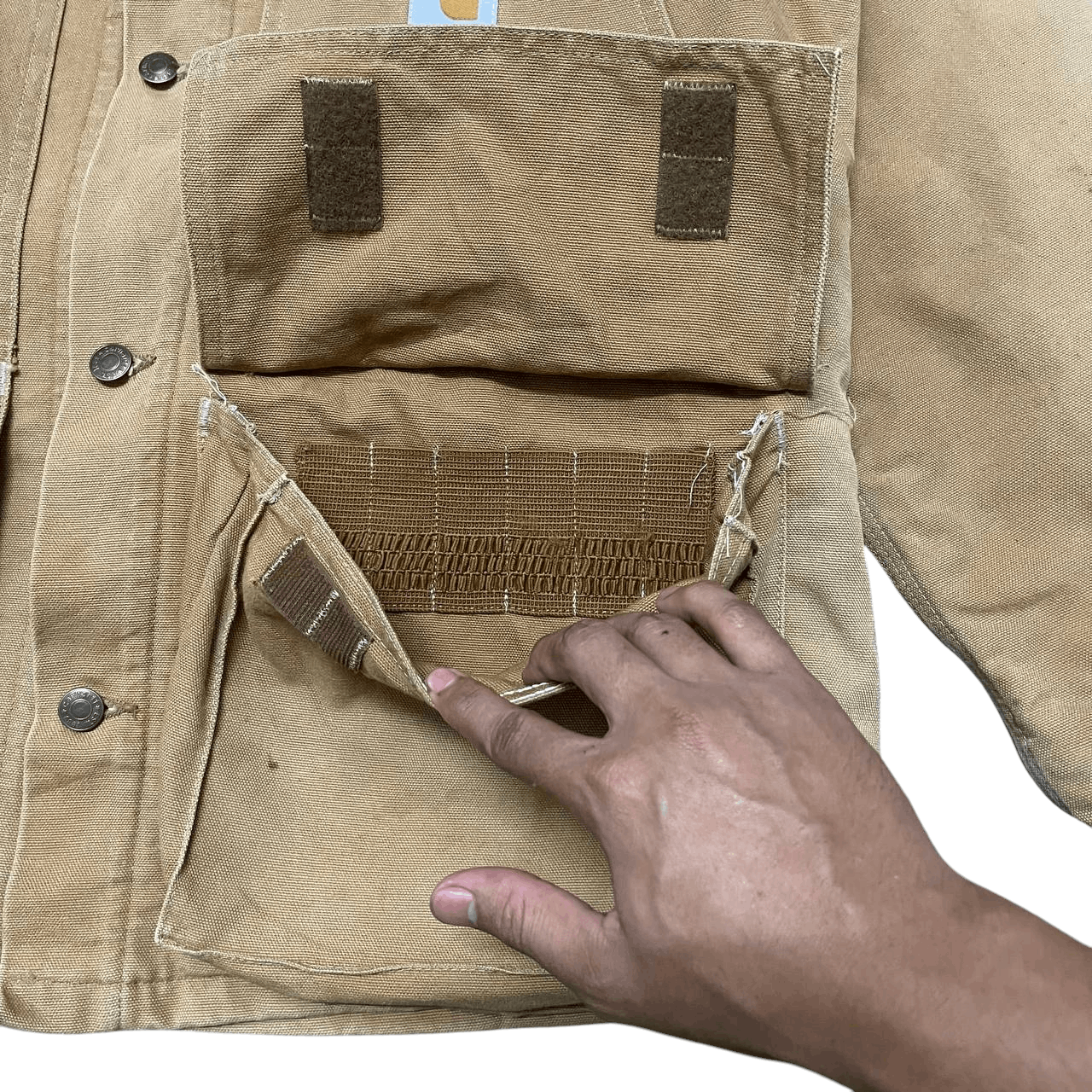 Carhartt Vintage 80's Carhartt Hunting Chore Duck Canvas Jacket Size US L / EU 52-54 / 3 - 7 Thumbnail