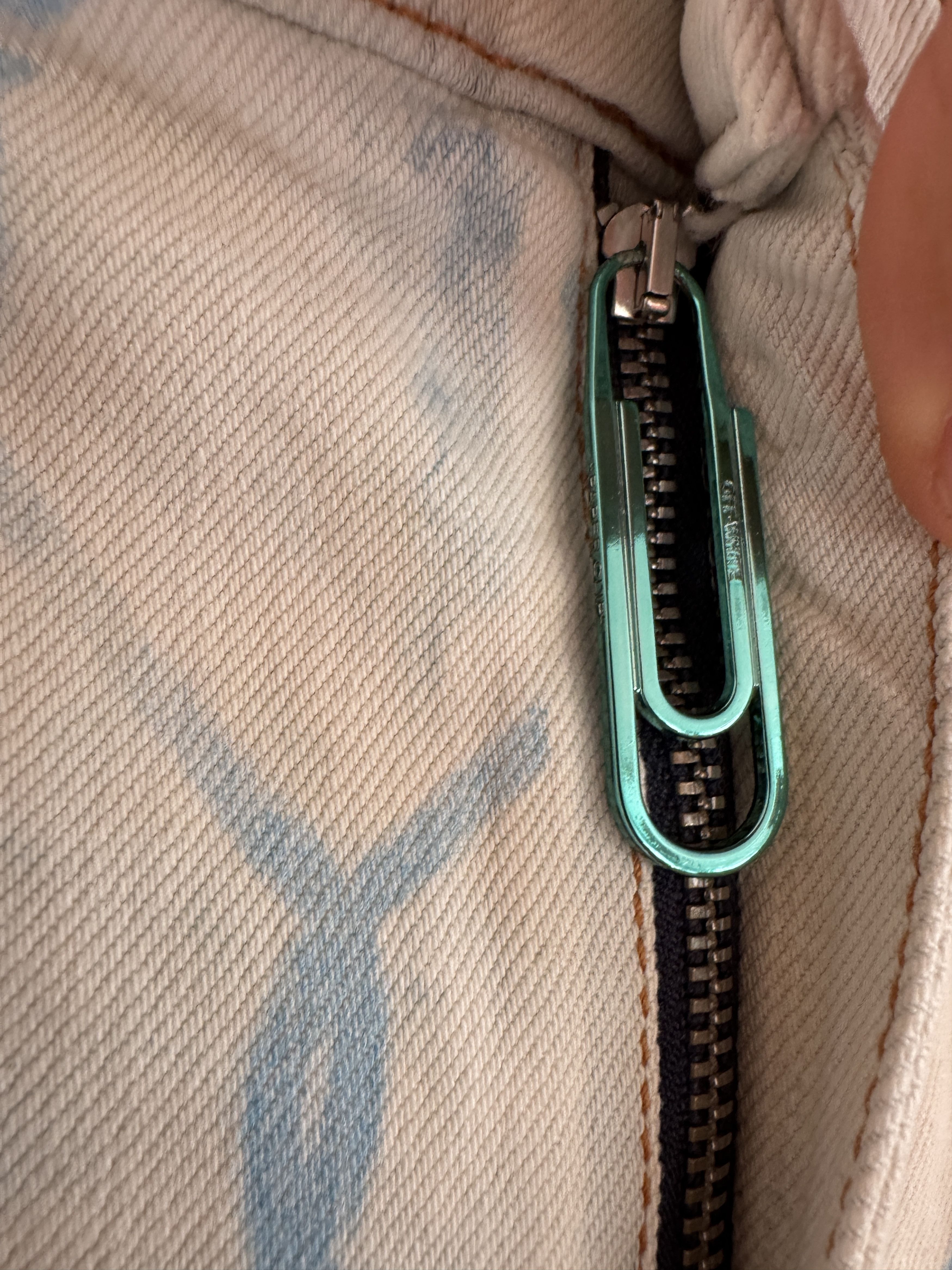 Off-White Flared fence-print jeans Size US 34 / EU 50 - 10 Thumbnail
