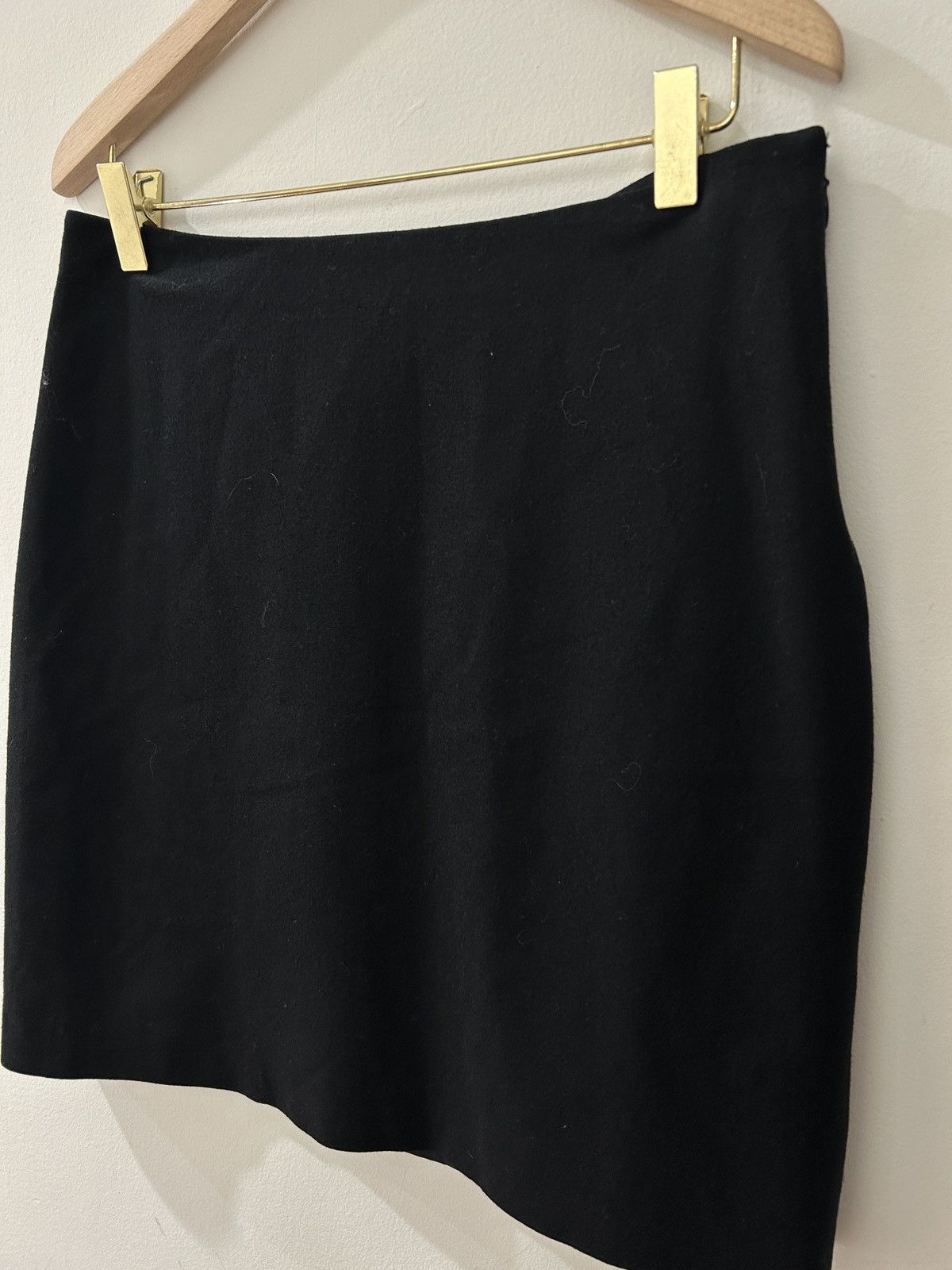Helmut Lang 00’s Wool Mini skirt Size 28" / US 6 / IT 42 - 2 Thumbnail