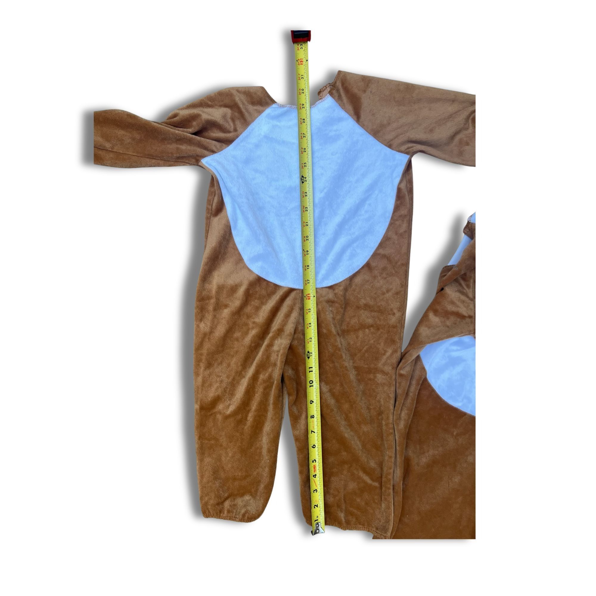 Other Brown & Blue Fleece Animal Onesie Costume For Kids Hallowee Size US S / EU 44-46 / 1 - 4 Thumbnail