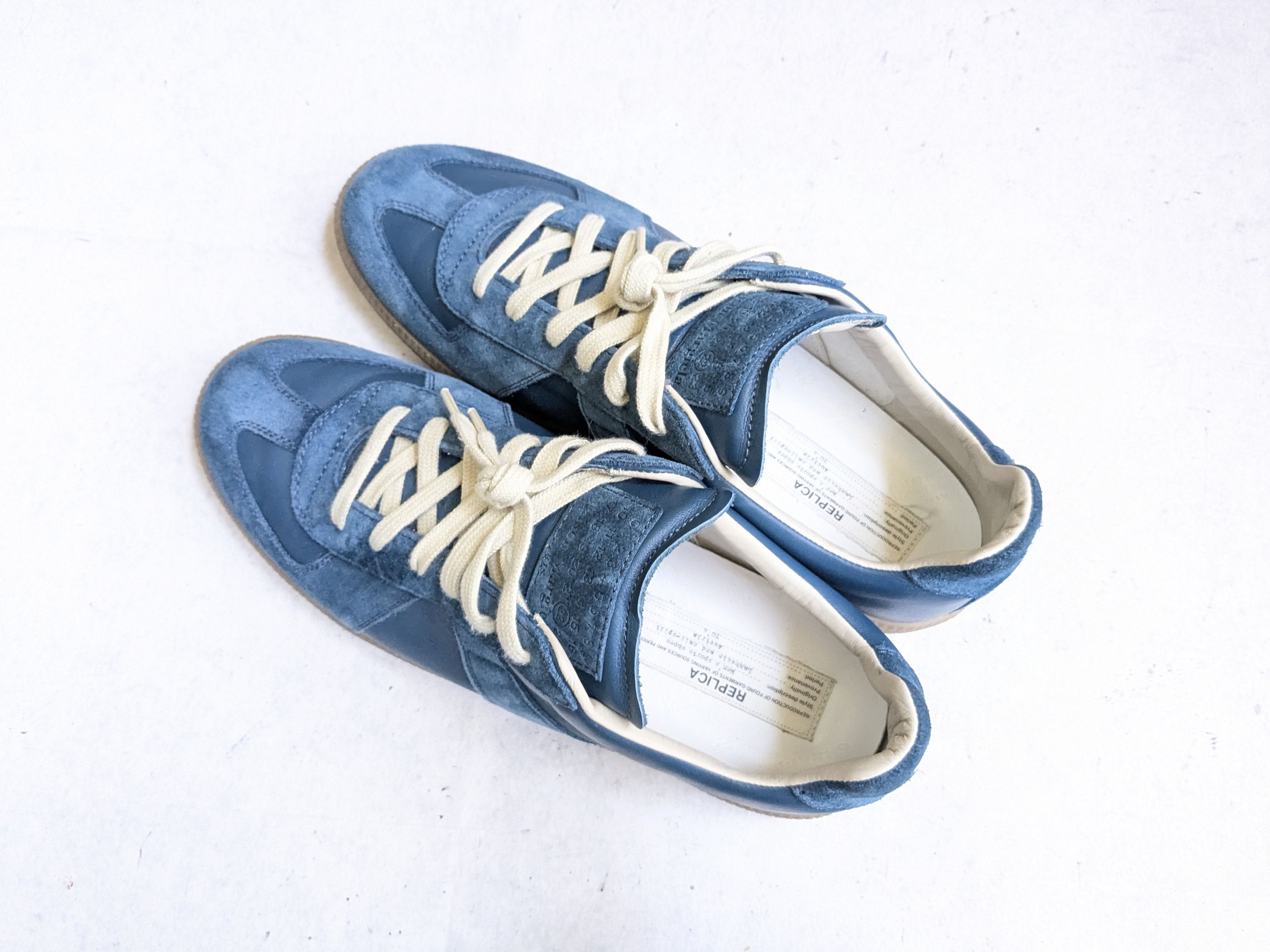 Maison Margiela Maison margiela Replica Sneaker blue 10 43 gat low Size US 10 / EU 43 - 13 Thumbnail