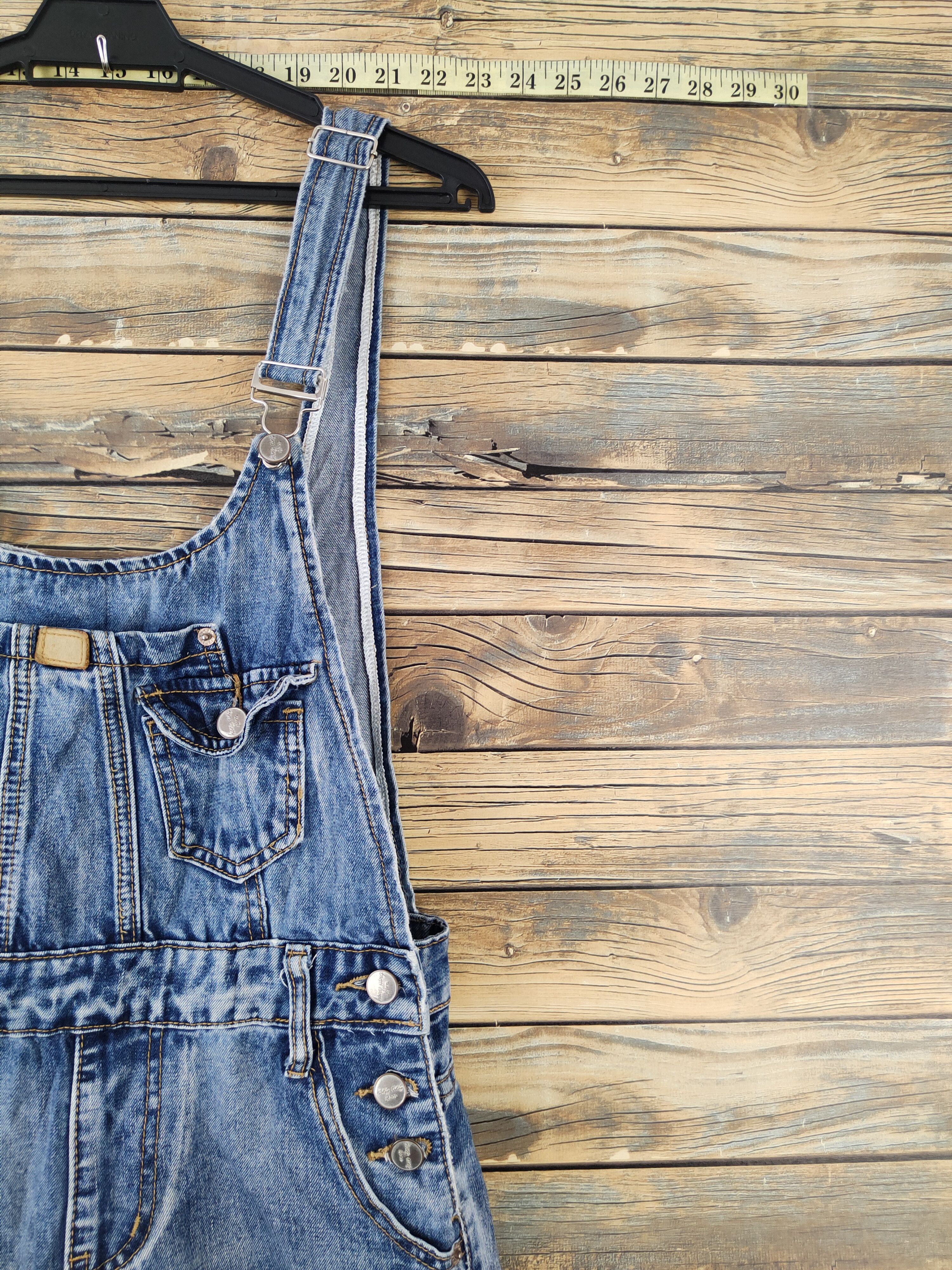 Japanese Brand × Vintage Vintage Japanese Brand Blue Denim Jumpsuits Size 31" - 4 Thumbnail