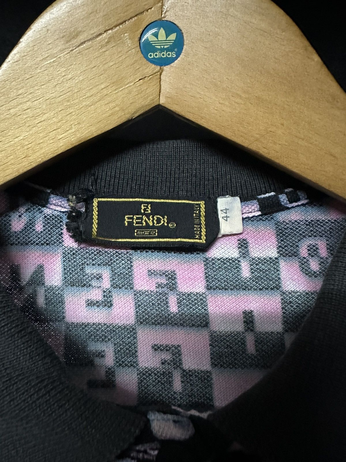 Fendi × Vintage Vintage Fendi Monogram Sun Faded Tee Size US M / EU 48-50 / 2 - 3 Thumbnail