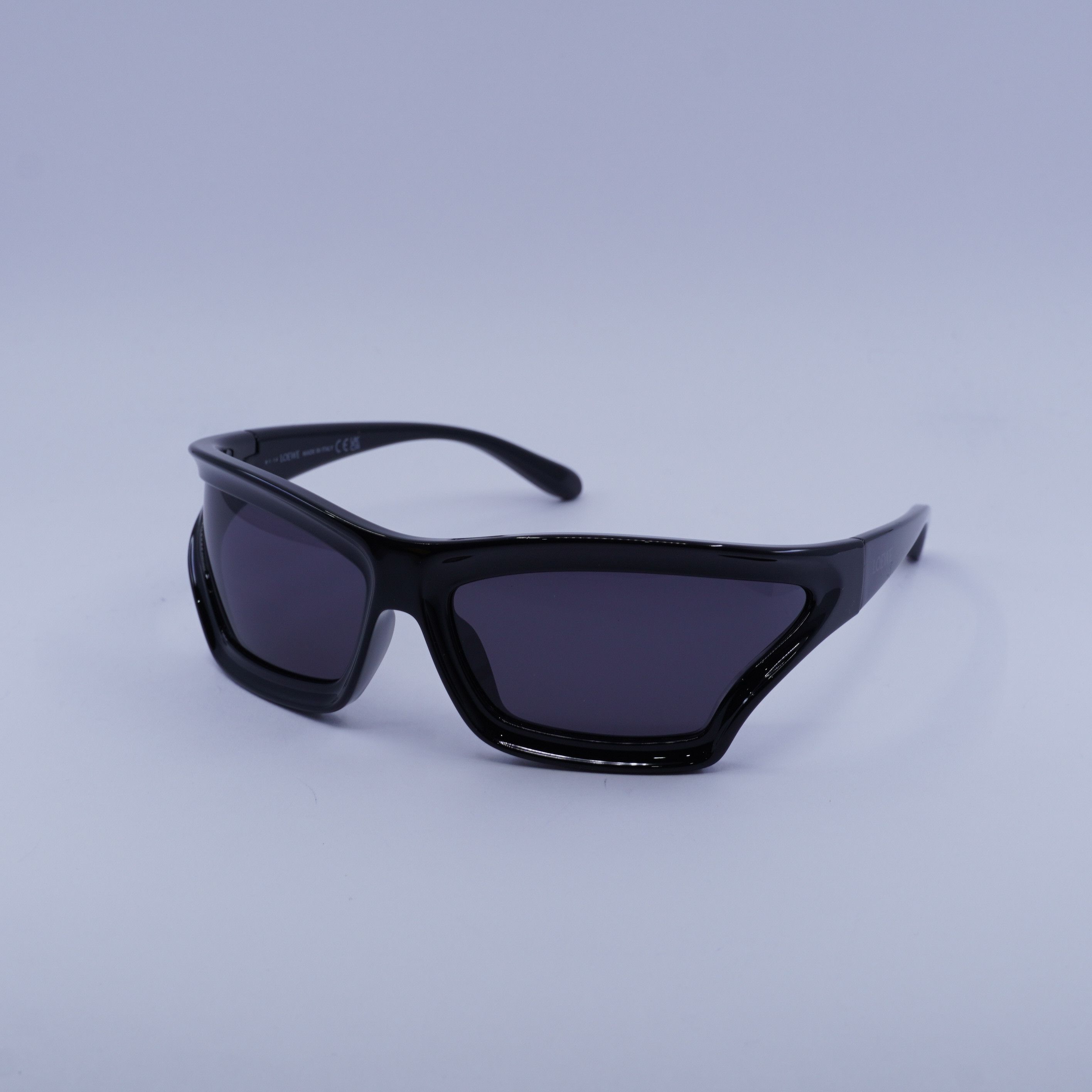 Loewe Loewe LW40143U 01A Sunglasses Black Shield Frame Size ONE SIZE - 1 Thumbnail