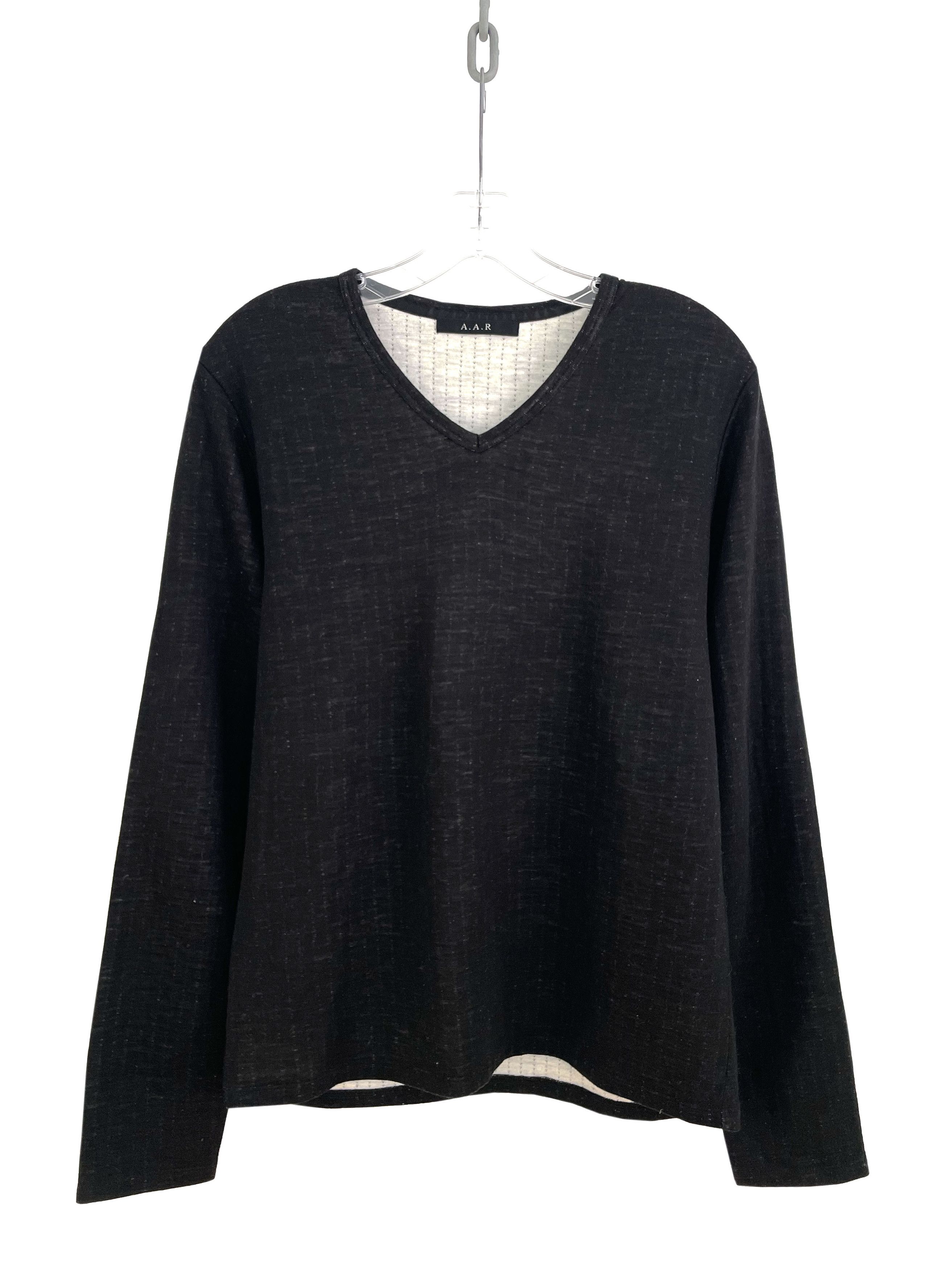 Yohji Yamamoto AAR Pinstripe Sweater Size US M / EU 48-50 / 2 - 1 Thumbnail