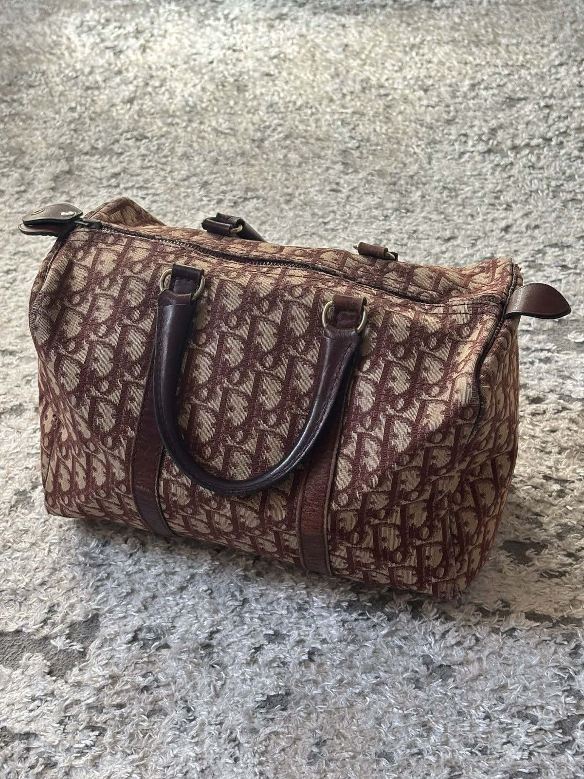 Dior Dior red cherry monogram vintage boston bag 30 Size ONE SIZE - 1 Thumbnail