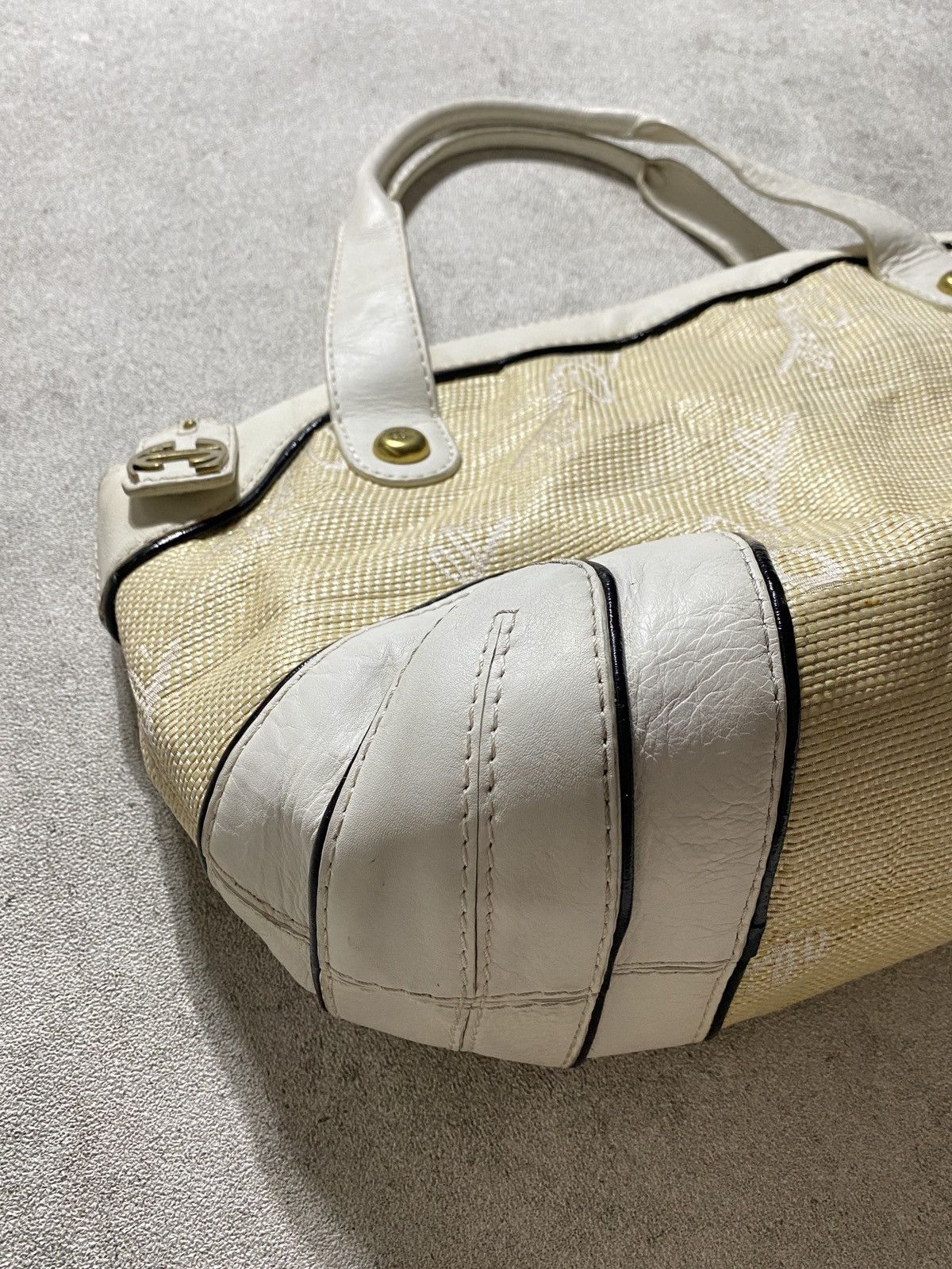Just Cavalli 2000’s Just Cavalli Monogram Leather Hobo Bags Size ONE SIZE - 3 Thumbnail