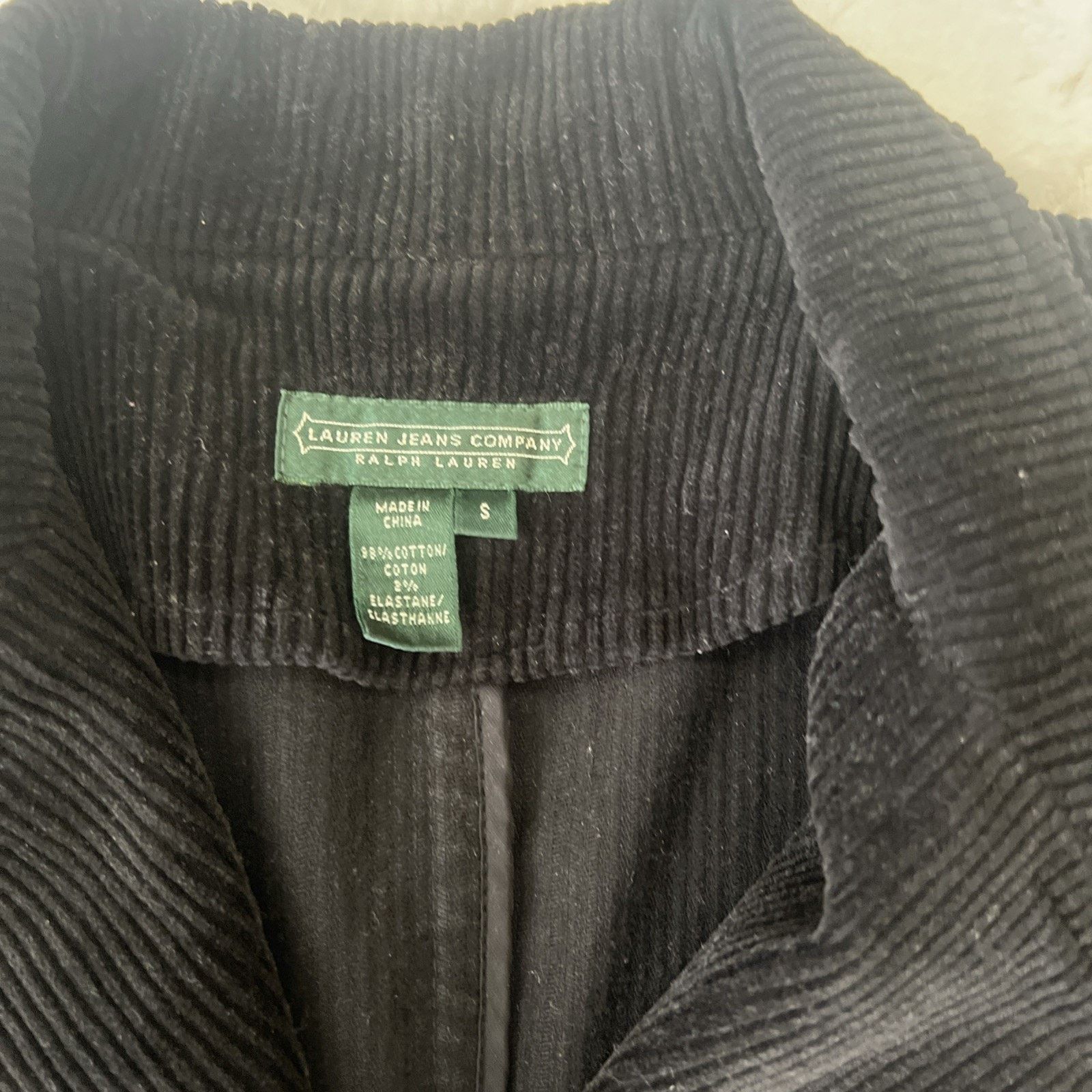 Ralph Lauren Lauren Jeans Ralph Lauren Women Corduroy Jacket Black Size S Size S / US 4 / IT 40 - 2 Thumbnail