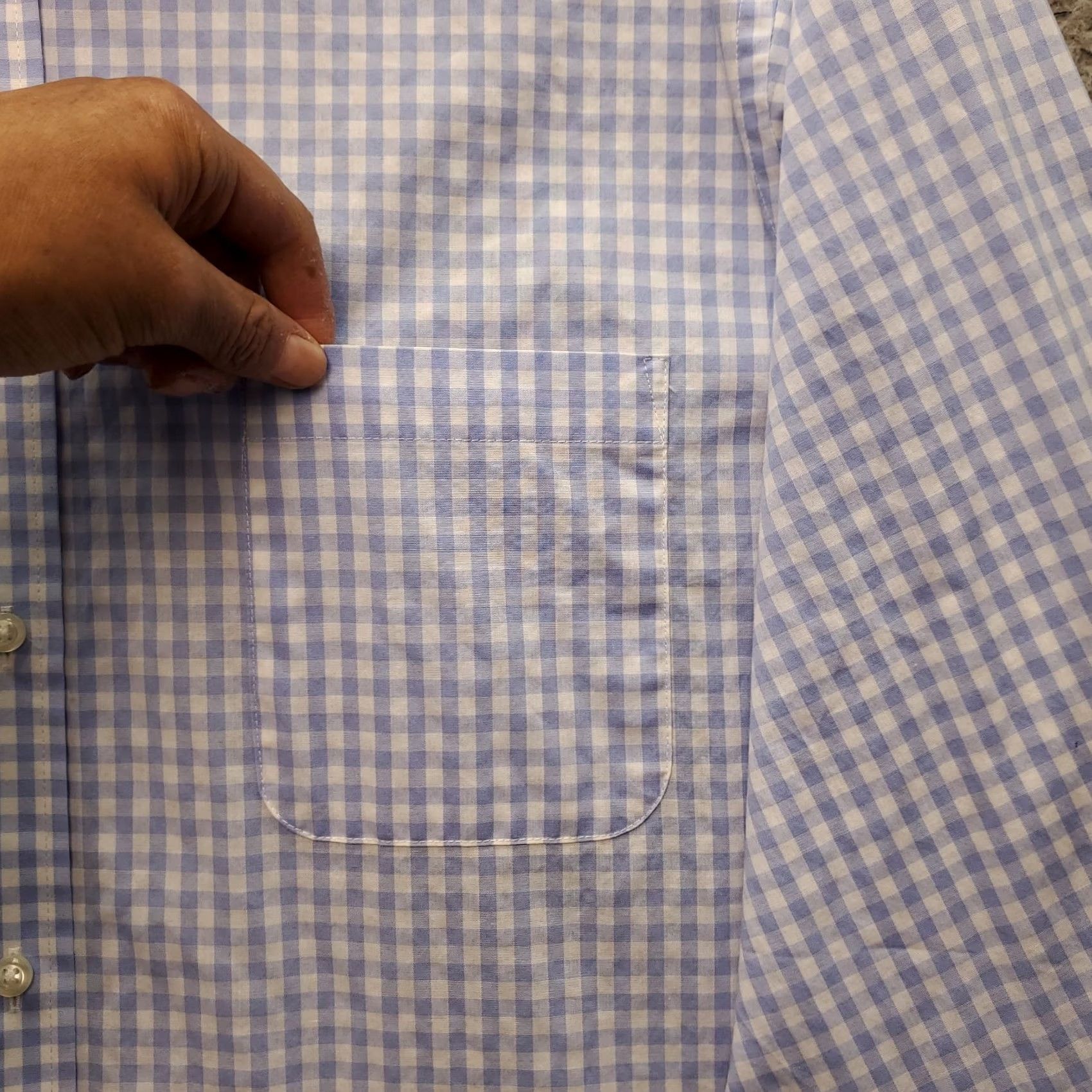 Izod IZOD Shirt Mens XL Multi Check Stretch Regular Fit Long Sleeve Button-Down Shirt Size US XL / EU 56 / 4 - 7 Thumbnail