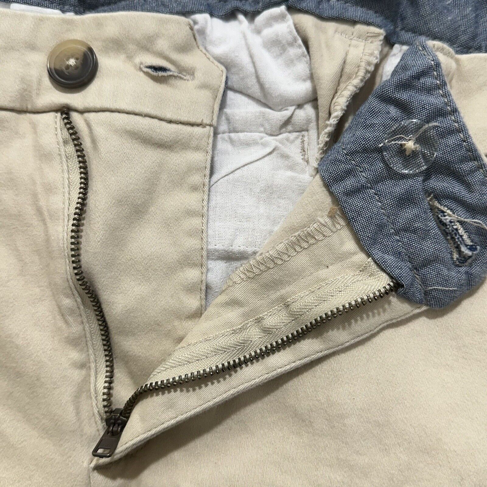 Other Woman Within 14W Chino Pants Light Khaki Beige High Rise Size 36" / US 14 / IT 50 - 4 Thumbnail