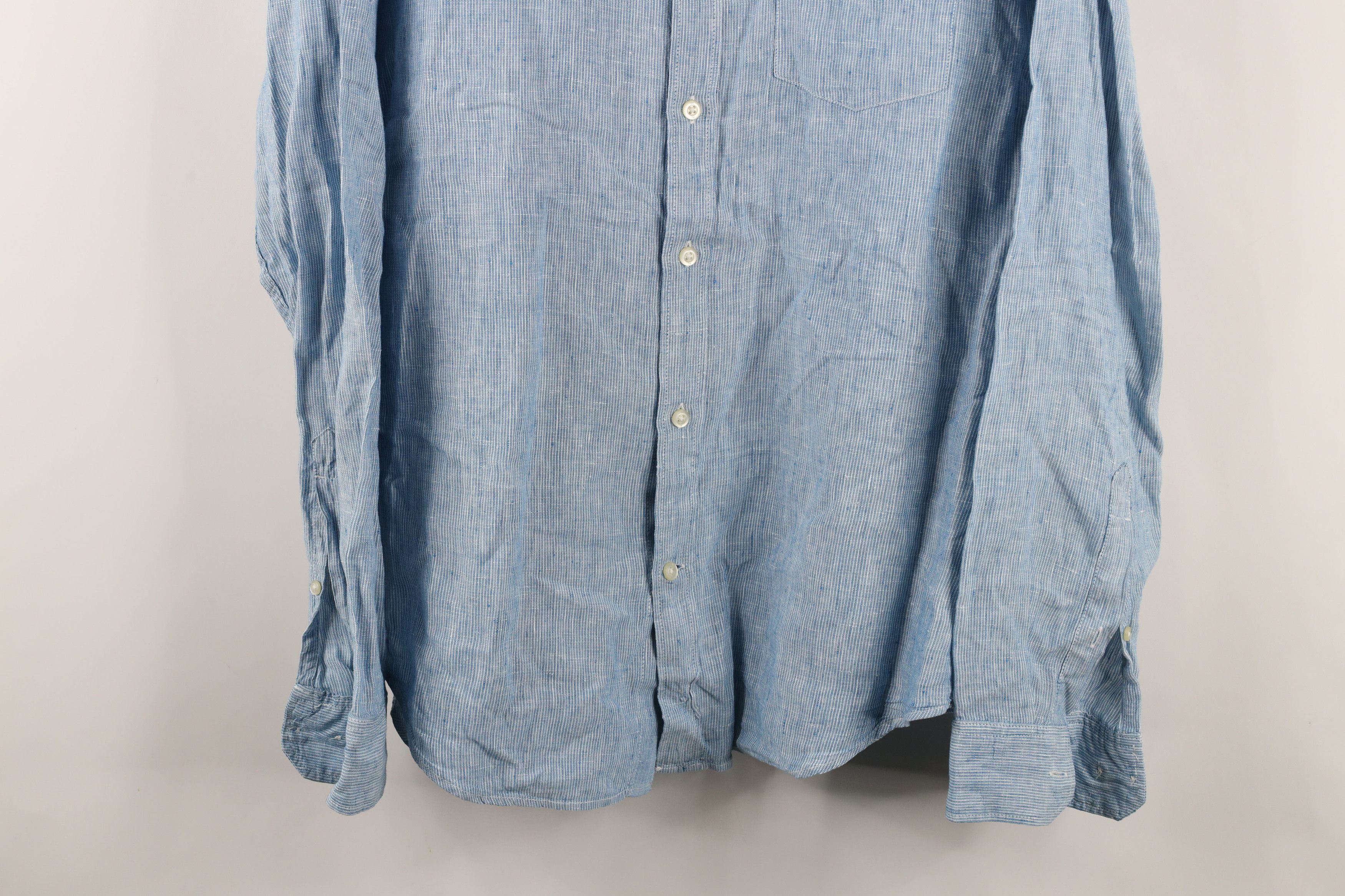 Banana Republic × Vintage Banana Republic Camden Striped Collared Button Down Shirt Size US M / EU 48-50 / 2 - 3 Thumbnail
