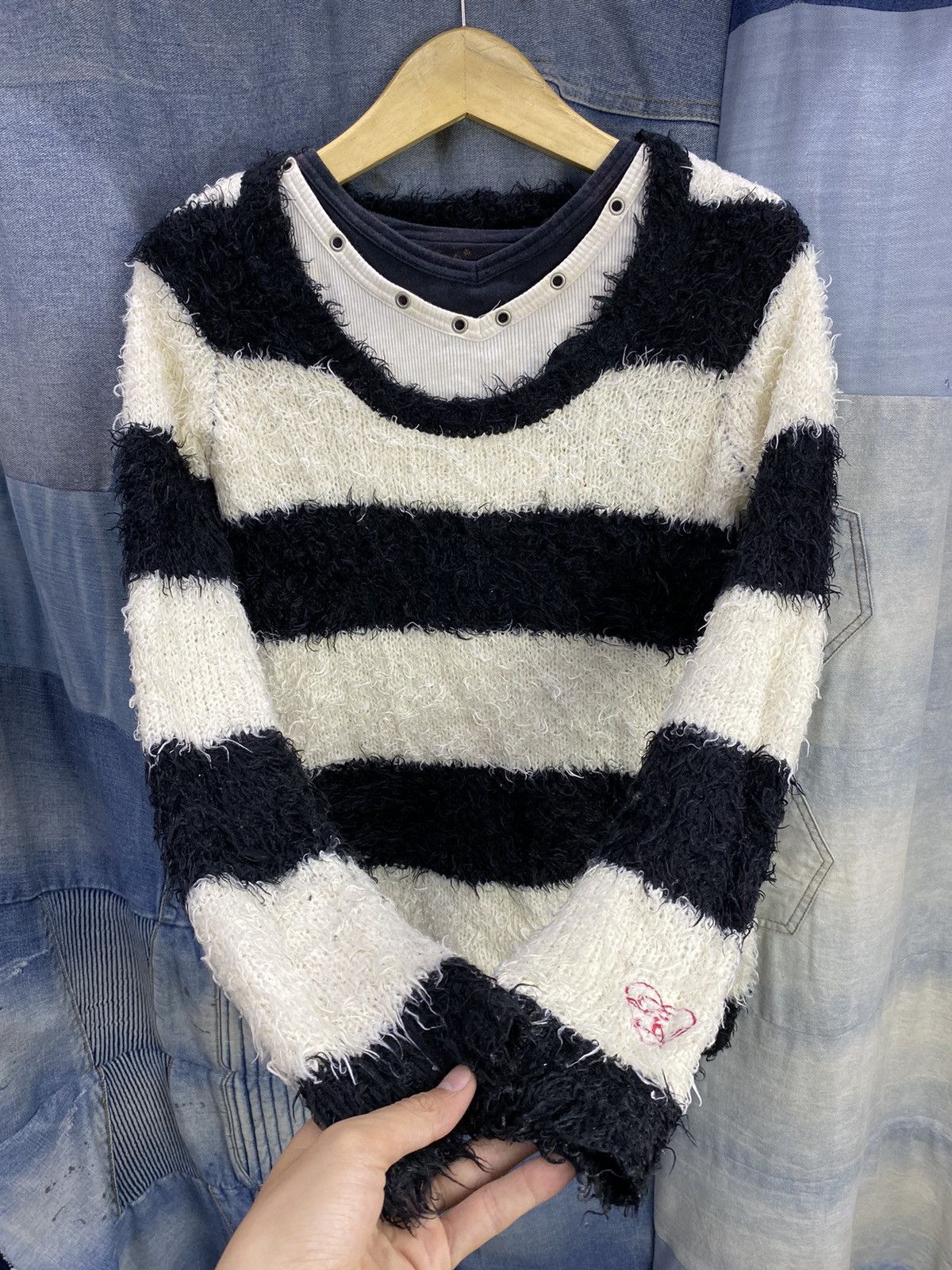 Japanese Brand × Number (N)ine Pledge x Number Nine Grunge Mohair