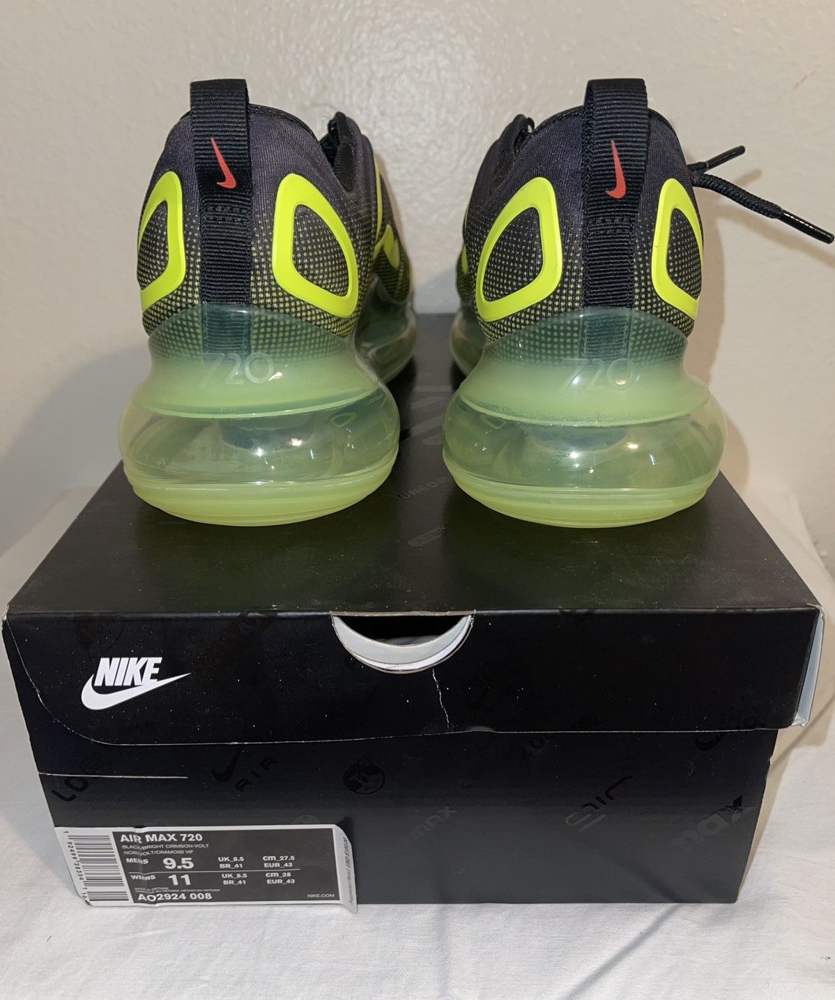 Nike Nike Air Max 720 - Retro Future - Sz 9.5 - New DS Size US 9.5 / EU 42-43 - 5 Thumbnail