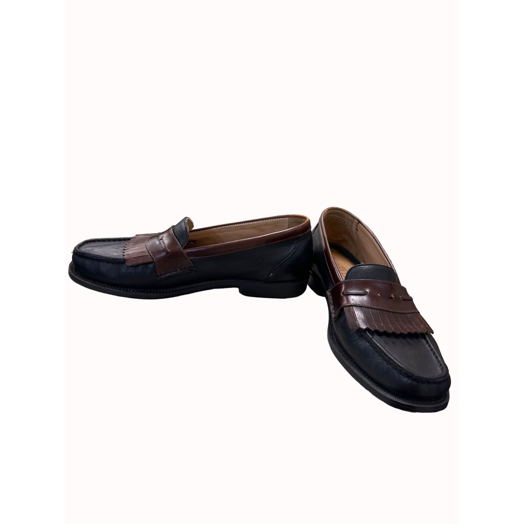 Designer Botellín Italian men’s brown kilt leather shoes loafers size Size US 11 / EU 44 - 3 Thumbnail