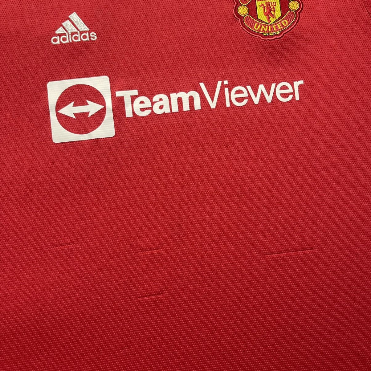 Adidas MANCHESTER UNITED ADIDAS 2021/2022 SOCCER JERSEY #7 RONALDO Size US XXL / EU 58 / 5 - 7 Thumbnail