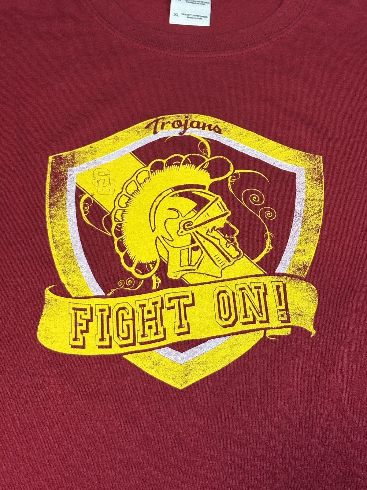 NCAA Vintage 2000s GILDAN USC Trojans “Fight On” Size XL 0529 Size US XL / EU 56 / 4 - 4 Thumbnail