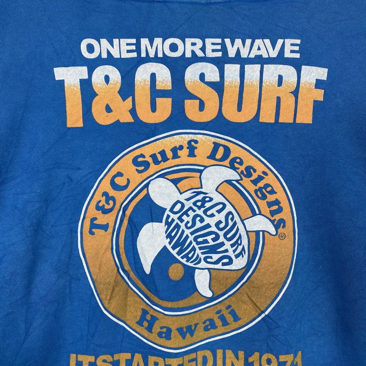 Japanese Brand 📌Vintage Sweatshirt T&C Surf Hawaii Big Logo Size US XL / EU 56 / 4 - 15 Thumbnail