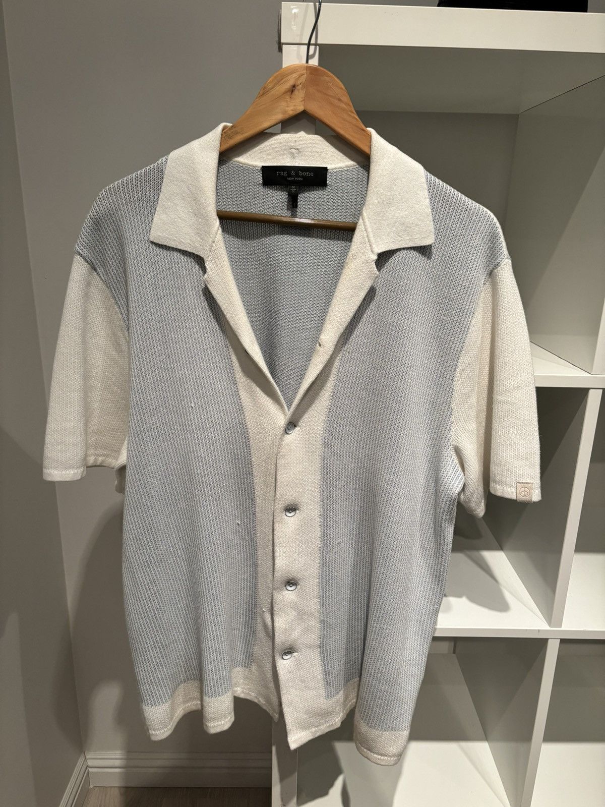 Rag & Bone Rag bone Knitted camp shirt Size US L / EU 52-54 / 3 - 4 Thumbnail