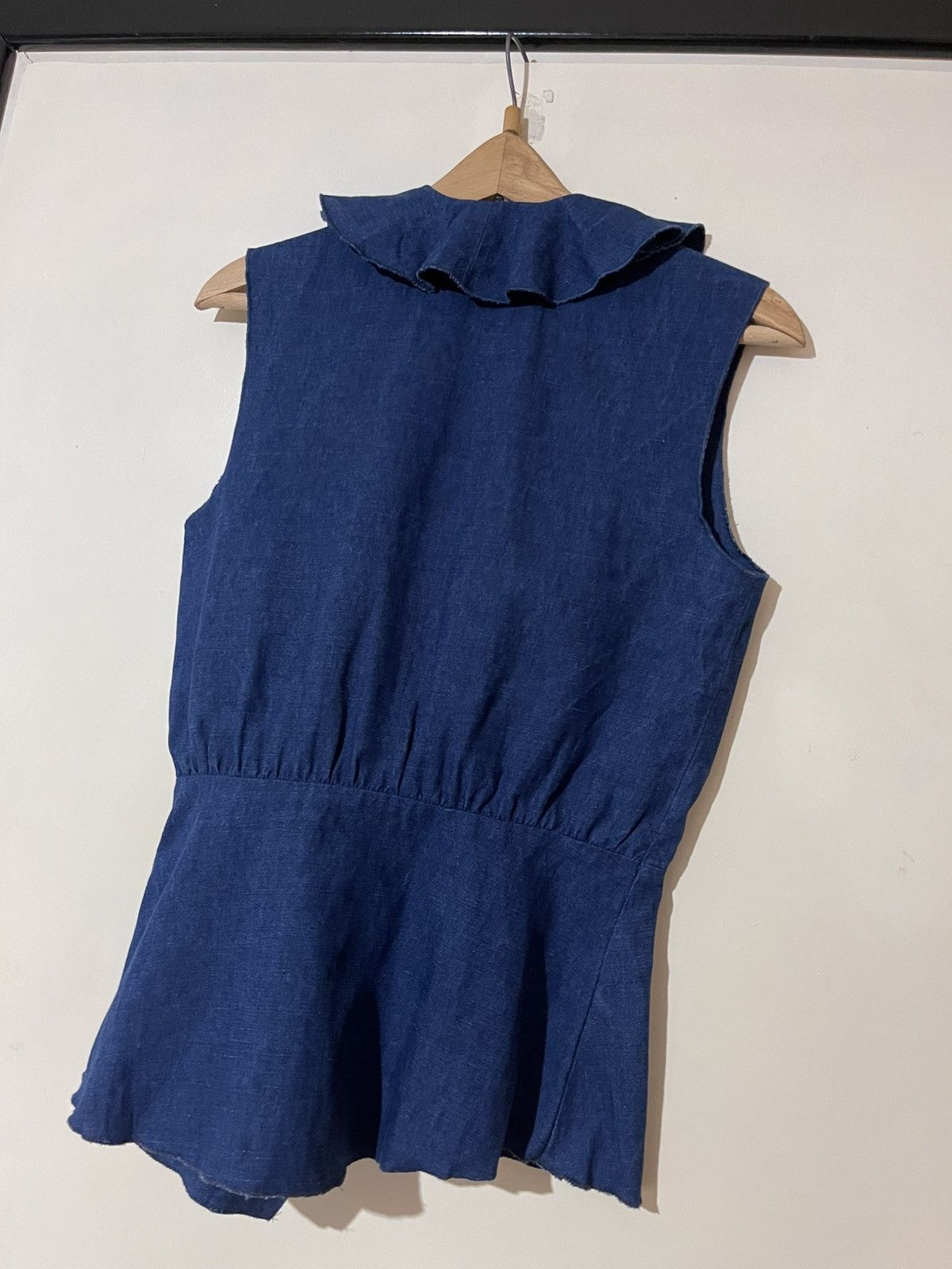 A.P.C. A.P.C. Indigo Denim Wrap Dress Size M / US 6-8 / IT 42-44 - 10 Thumbnail