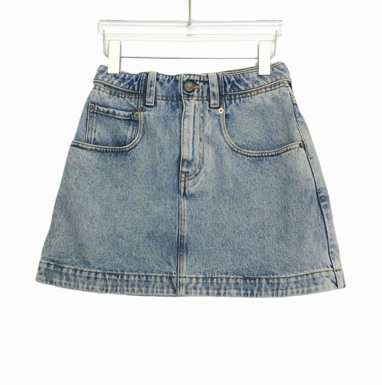 Louis Vuitton Louis Vuitton High Waist Casual Denim Mini Skirt K26WX Size 26" / US 2 / IT 38 - 1 Thumbnail
