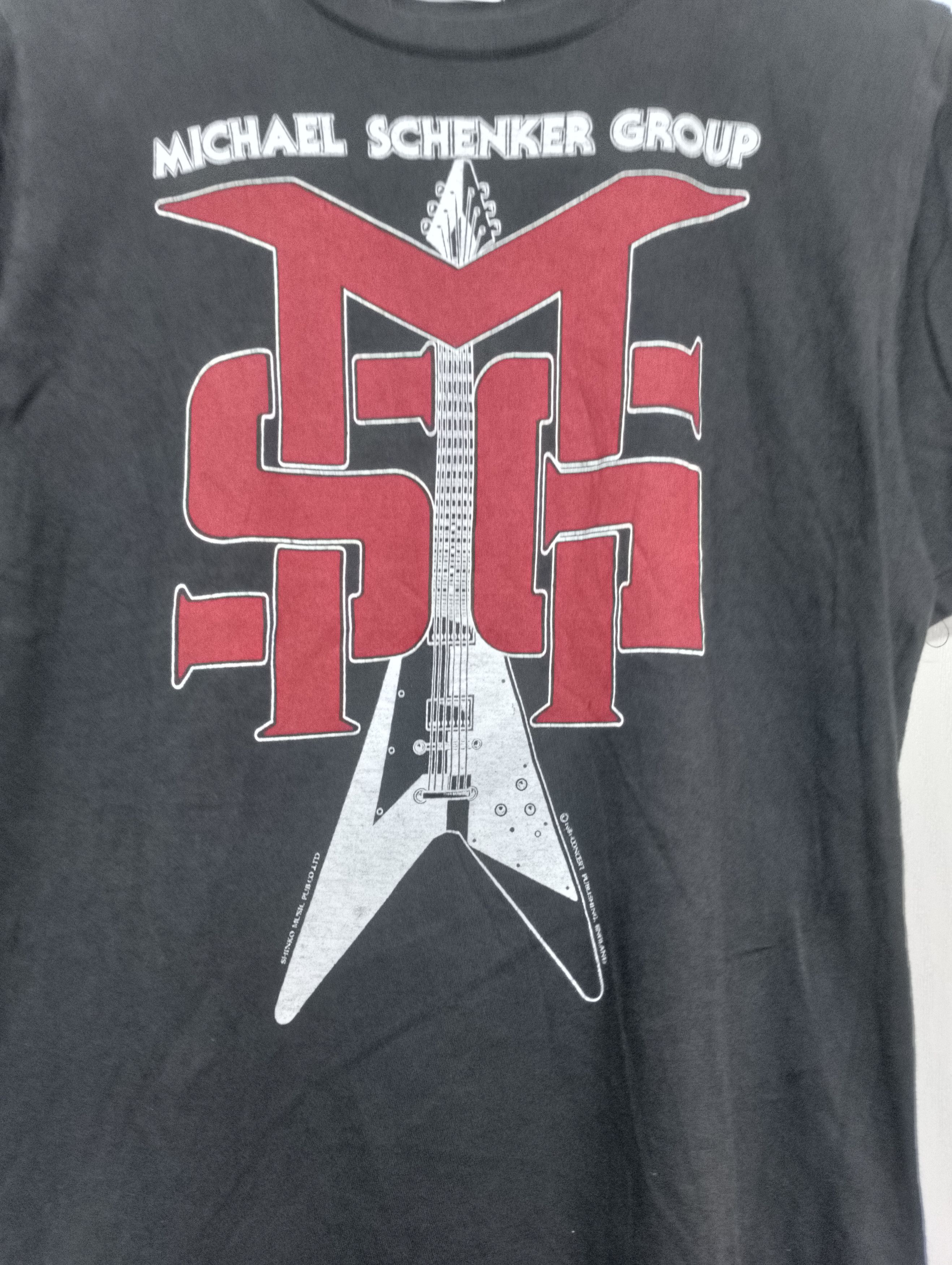 Band Tees Vintage Michael Schenker Band Tee Size US M / EU 48-50 / 2 - 6 Thumbnail