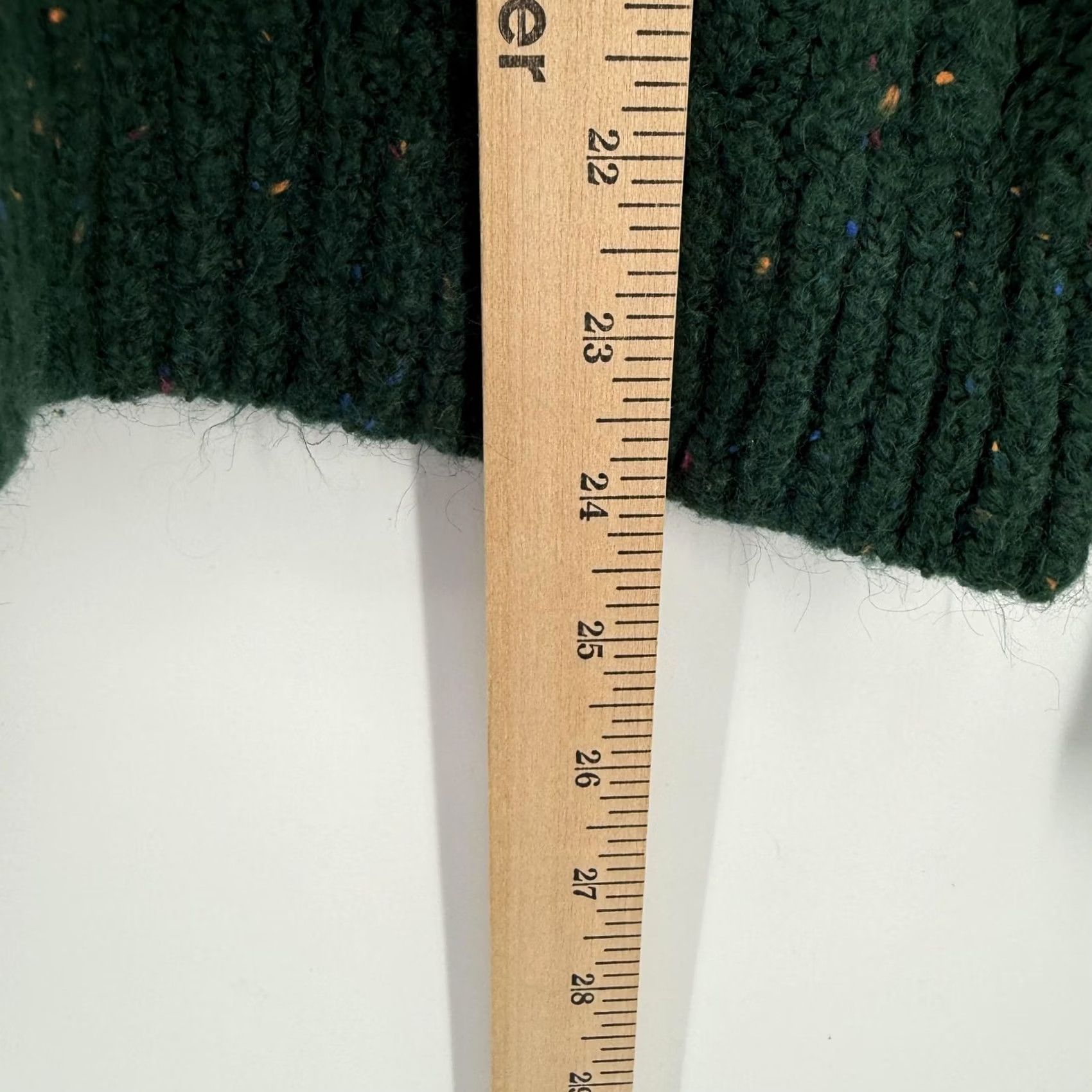 Old Navy Old Navy Sweater XS Green Cable Pullover - Womens Size XS / US 0-2 / IT 36-38 - 4 Thumbnail