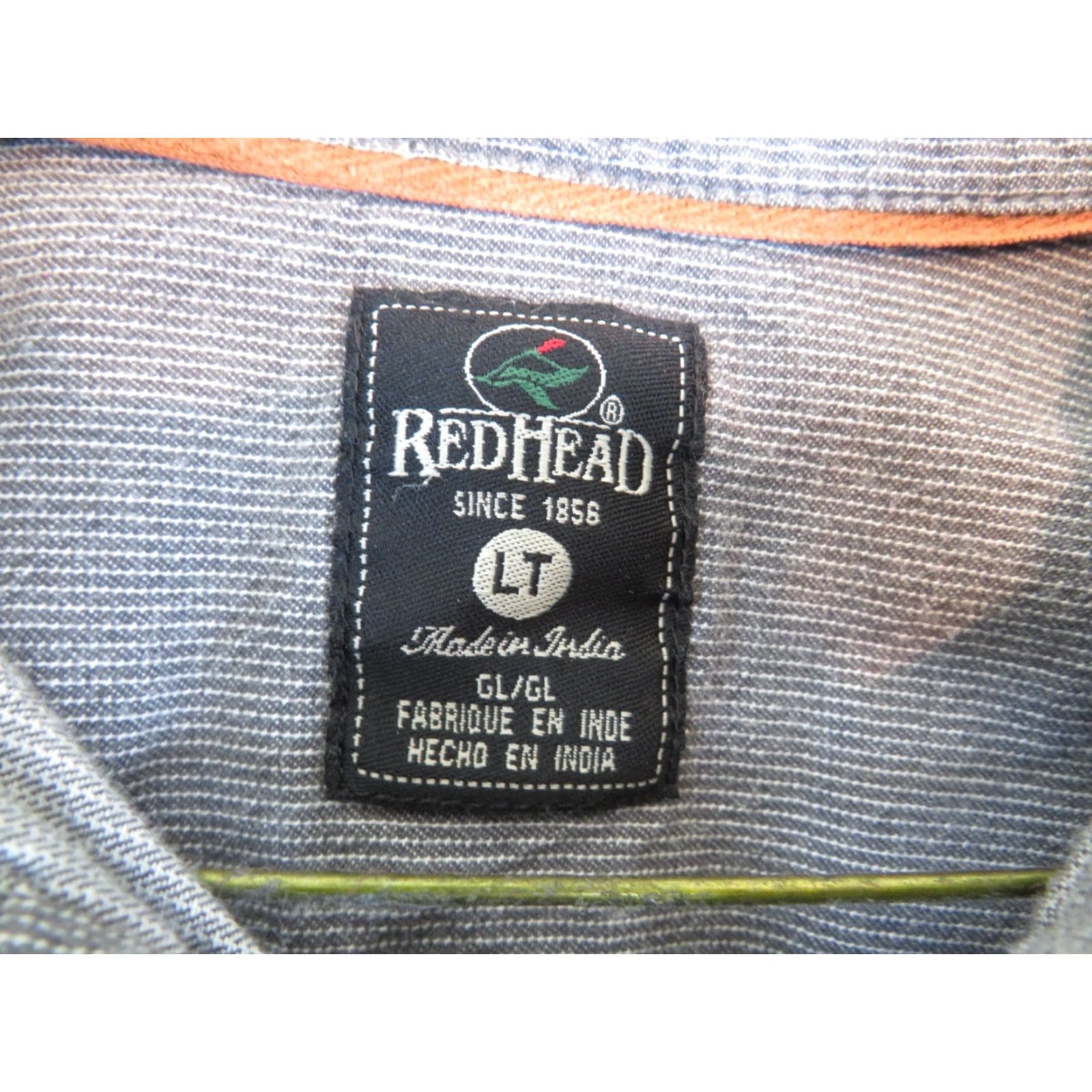 Vintage VINTAGE RedHead XL Tall Classic Button-Up Shirt Men Plaid Gray Long Sleeve Western Style Button-Up Shirt Mens Size US XL / EU 56 / 4 - 4 Thumbnail