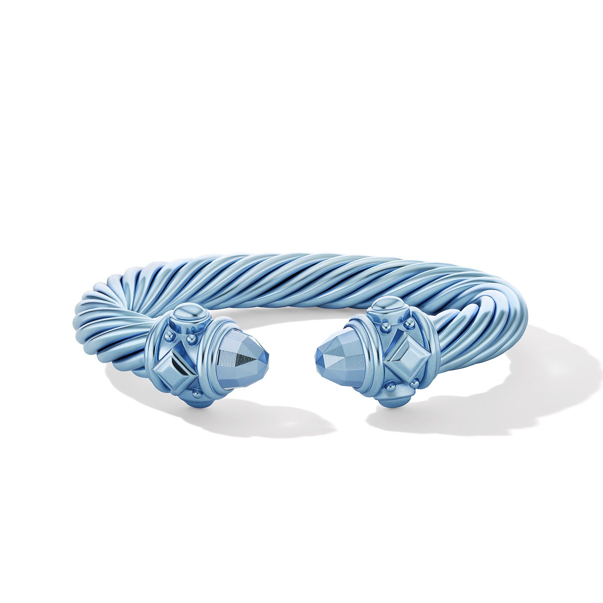 David Yurman o1w1db10526 B11995 Size:L/Bracelet in Blue Aluminum Size ONE SIZE - 2 Thumbnail