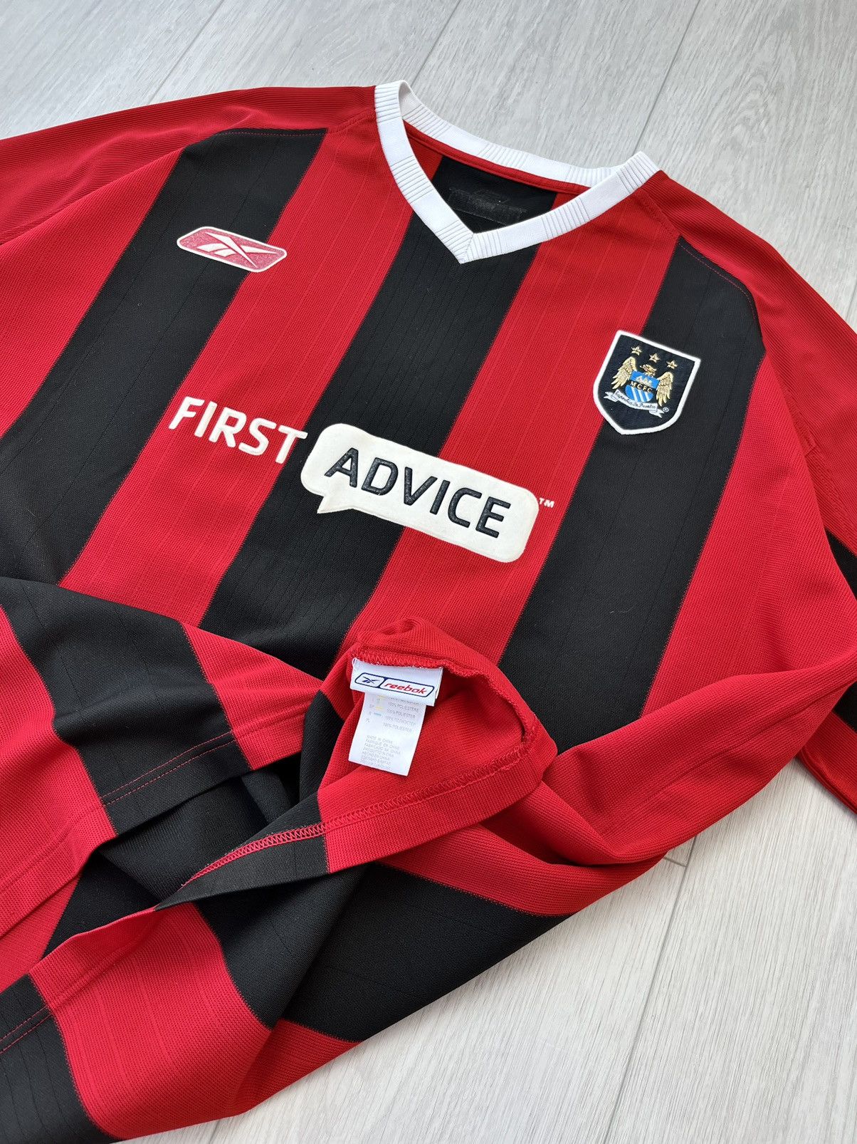 Reebok Vintage Manchester City Soccer Jersey Reebok Blokecore Y2K Size US XXL / EU 58 / 5 - 13 Thumbnail