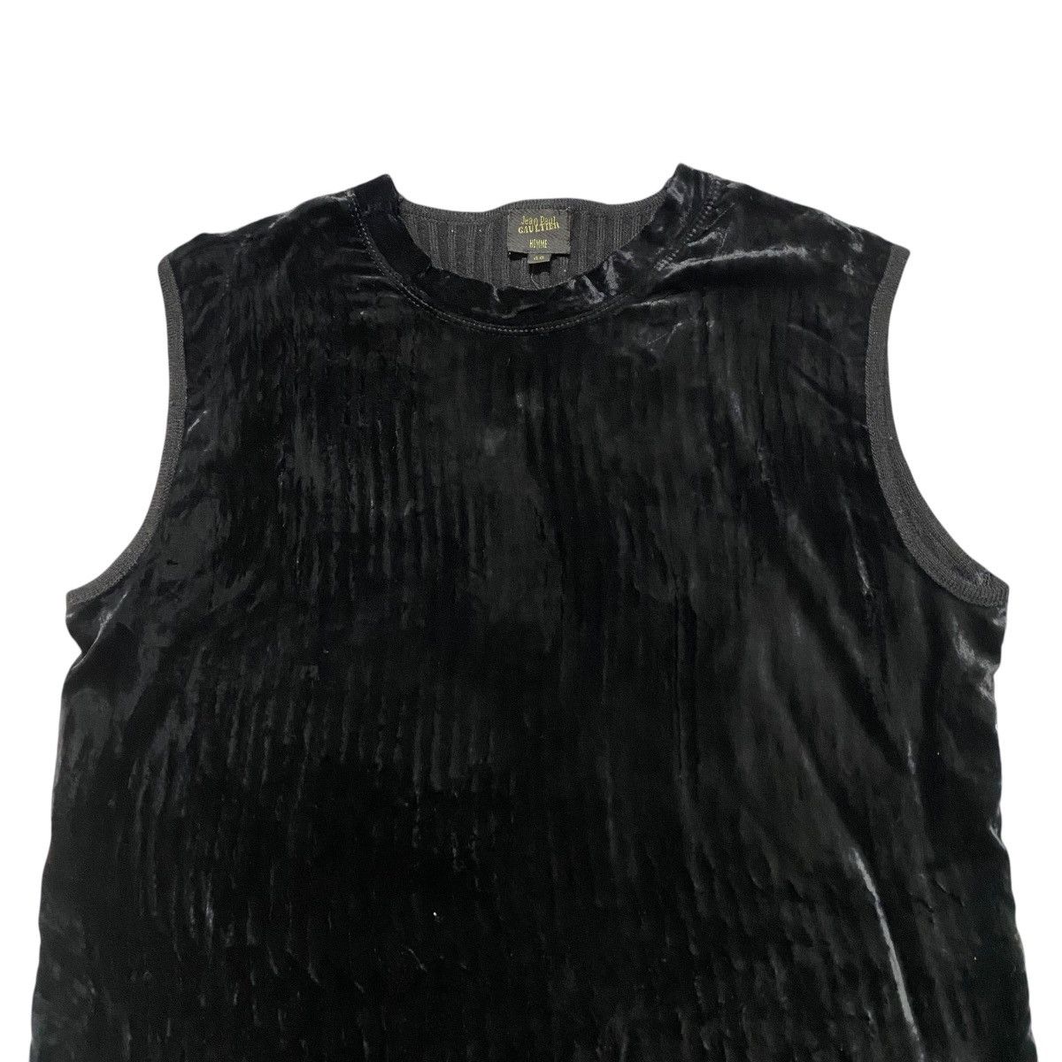 Jean Paul Gaultier Vintage Jean Paul Gaultier Black Argyle Sweater Top Hybrid Size US M / EU 48-50 / 2 - 6 Thumbnail