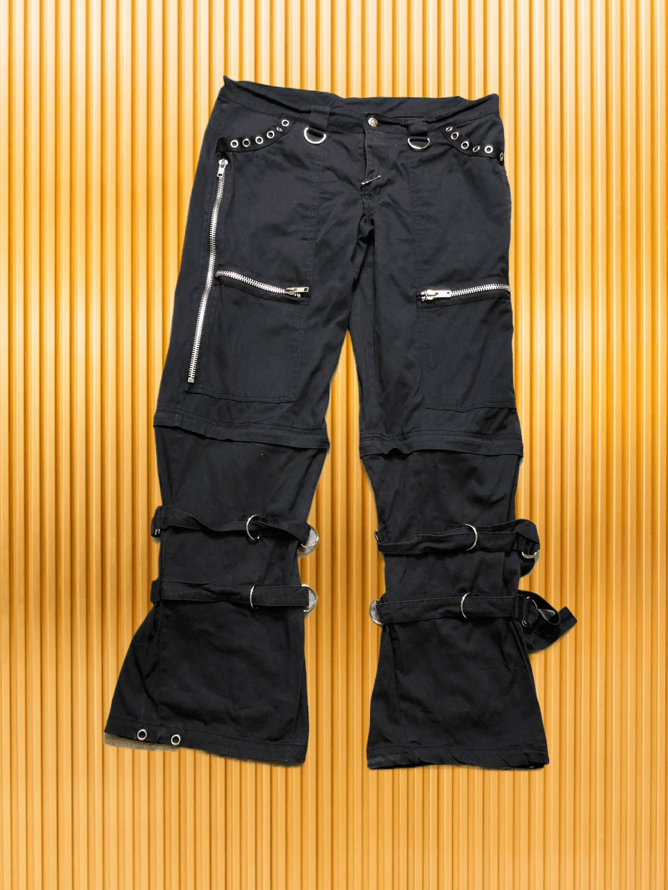 Vintage black Vintage Living Dead Souls Casual pants Y2K Size US 38 / EU 54 - 1 Thumbnail