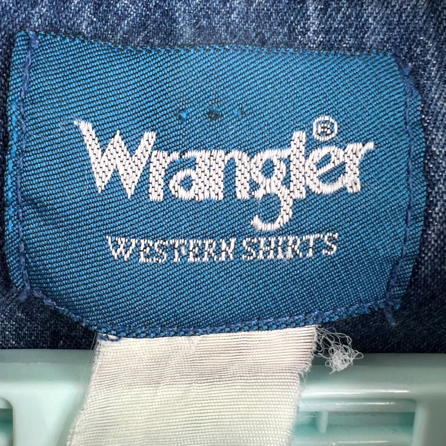 Wrangler VINTAGE Wrangler Western Shirt Men XL Blue Striped Long Sleeve Button-Up Western Theme Size US XL / EU 56 / 4 - 5 Thumbnail