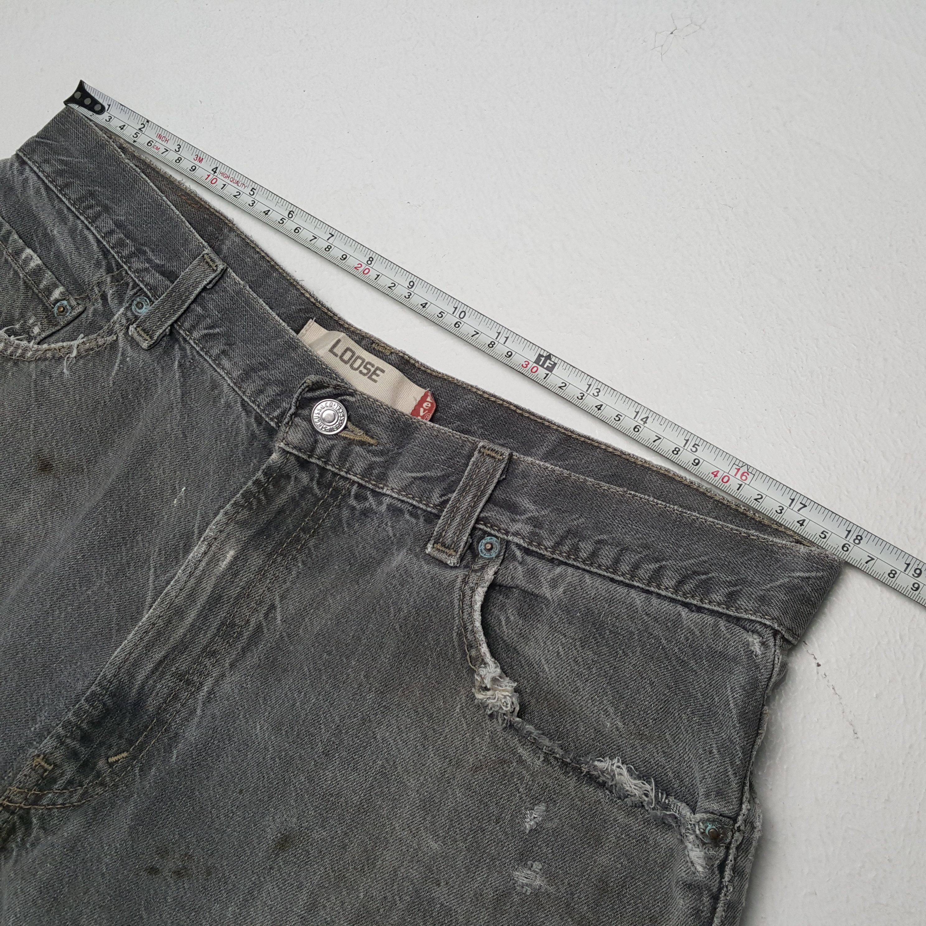 Levi's × Vintage Vintage LEVI'S American Style Distressed Shorts Jeans Size US 36 / EU 52 - 5 Thumbnail