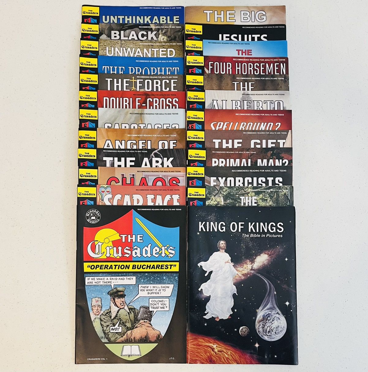 Other COMICS - The Crusaders - COLLECTION OF 24 By Jack Chick Size ONE SIZE - 1 Thumbnail