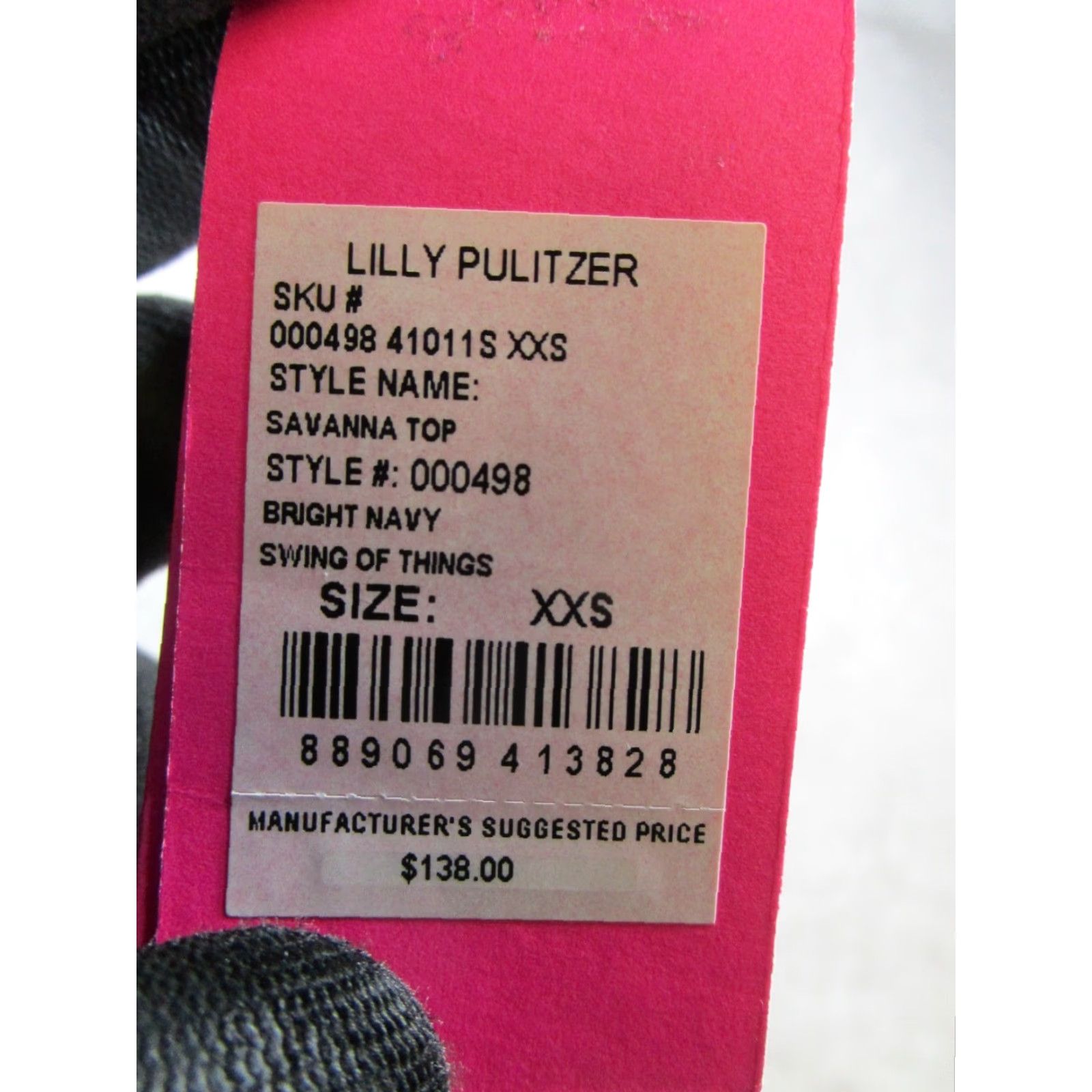 Lilly Pulitzer Lilly Pulitzer Savanna Top Womens 2XS Pink Floral Blouse Crew Neck Pullover Long Sleeve New Size XXS / US 00 / IT 34 - 4 Thumbnail