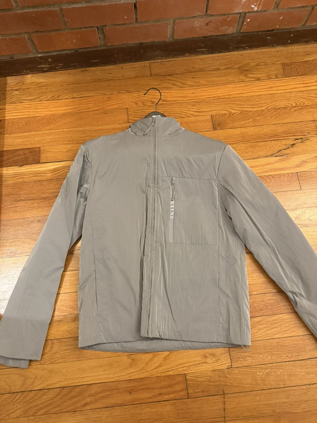 Rains Rain Grey Reflective Waterproof Jacket Size US S / EU 44-46 / 1 - 1 Thumbnail