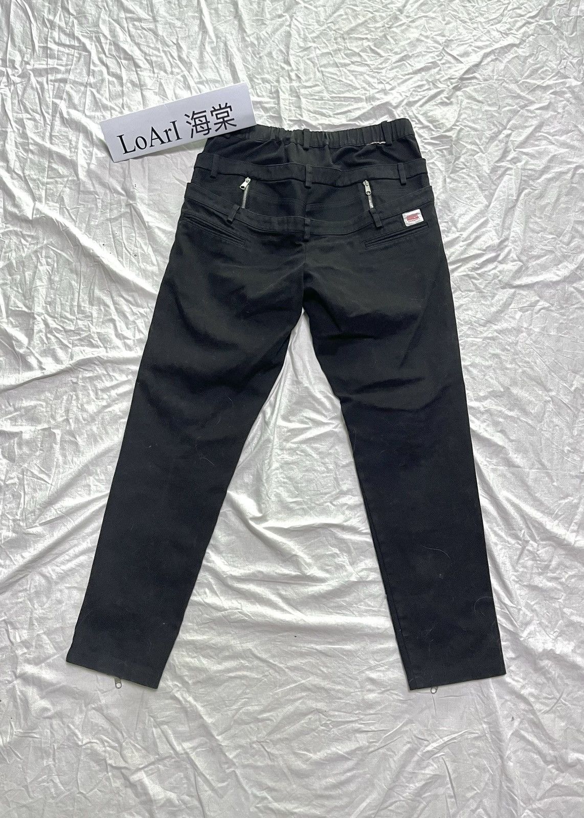 激レア 美品 HOOD BY AIR フロントジップパンツ HBA パンツ